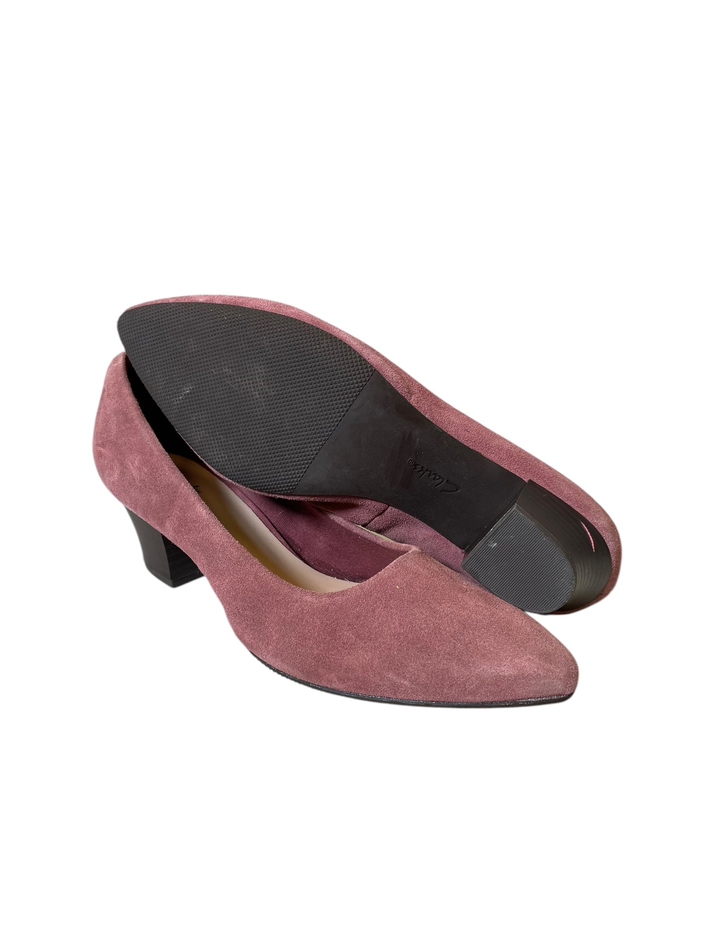 Shoes Heels Block By Clarks In Pink, Size: 8