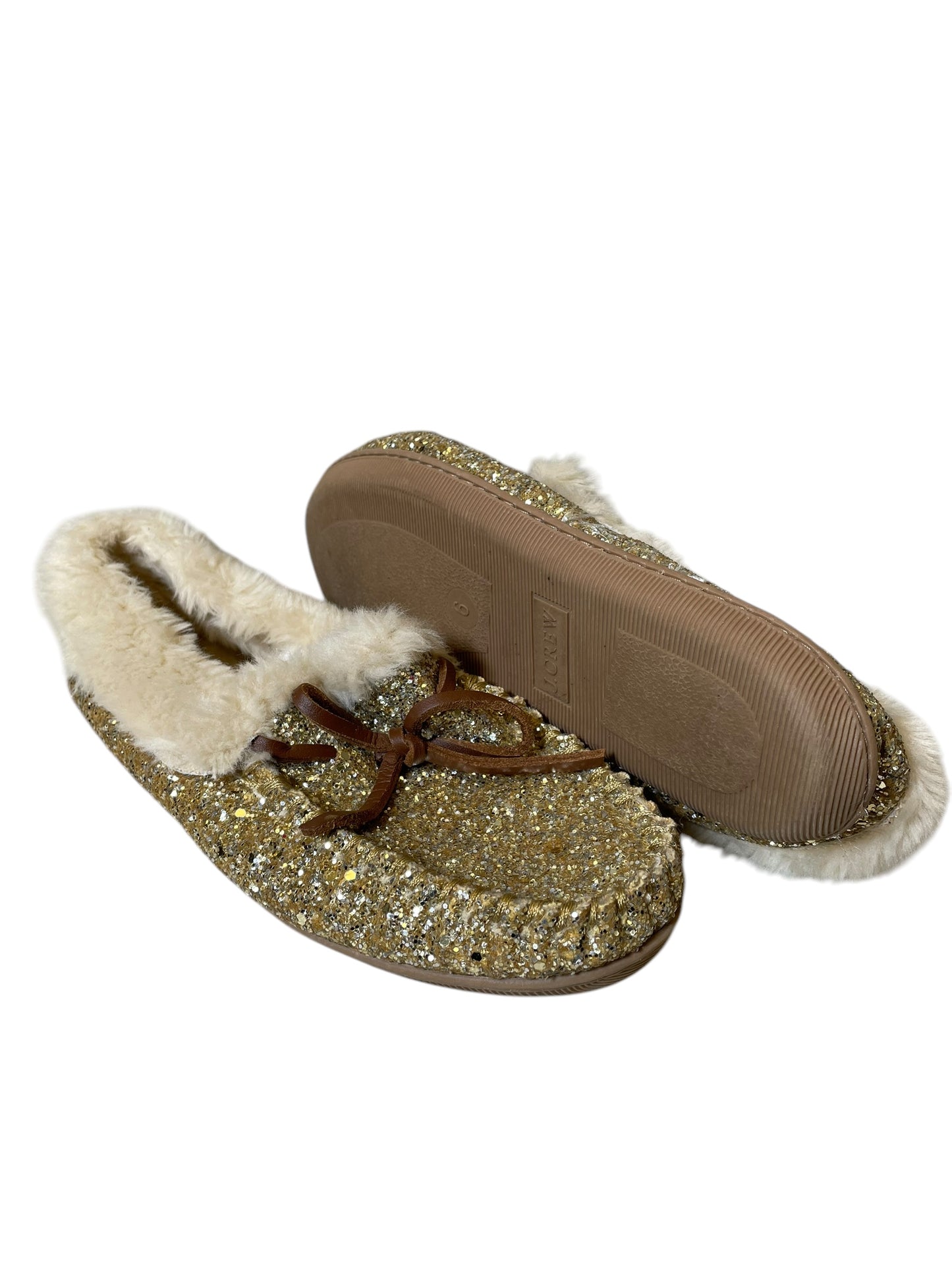 Slippers By J. Crew In Gold