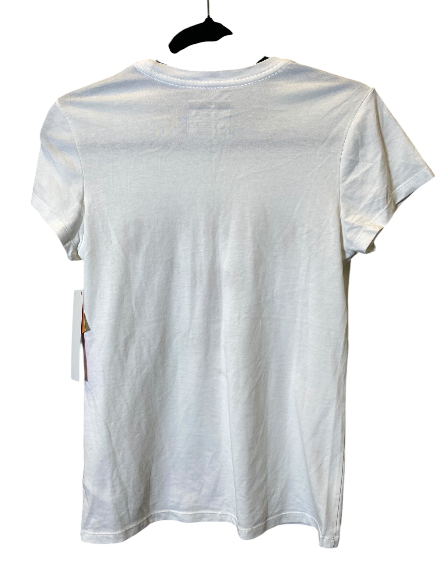 Top Short Sleeve By Nike In Cream, Size: M