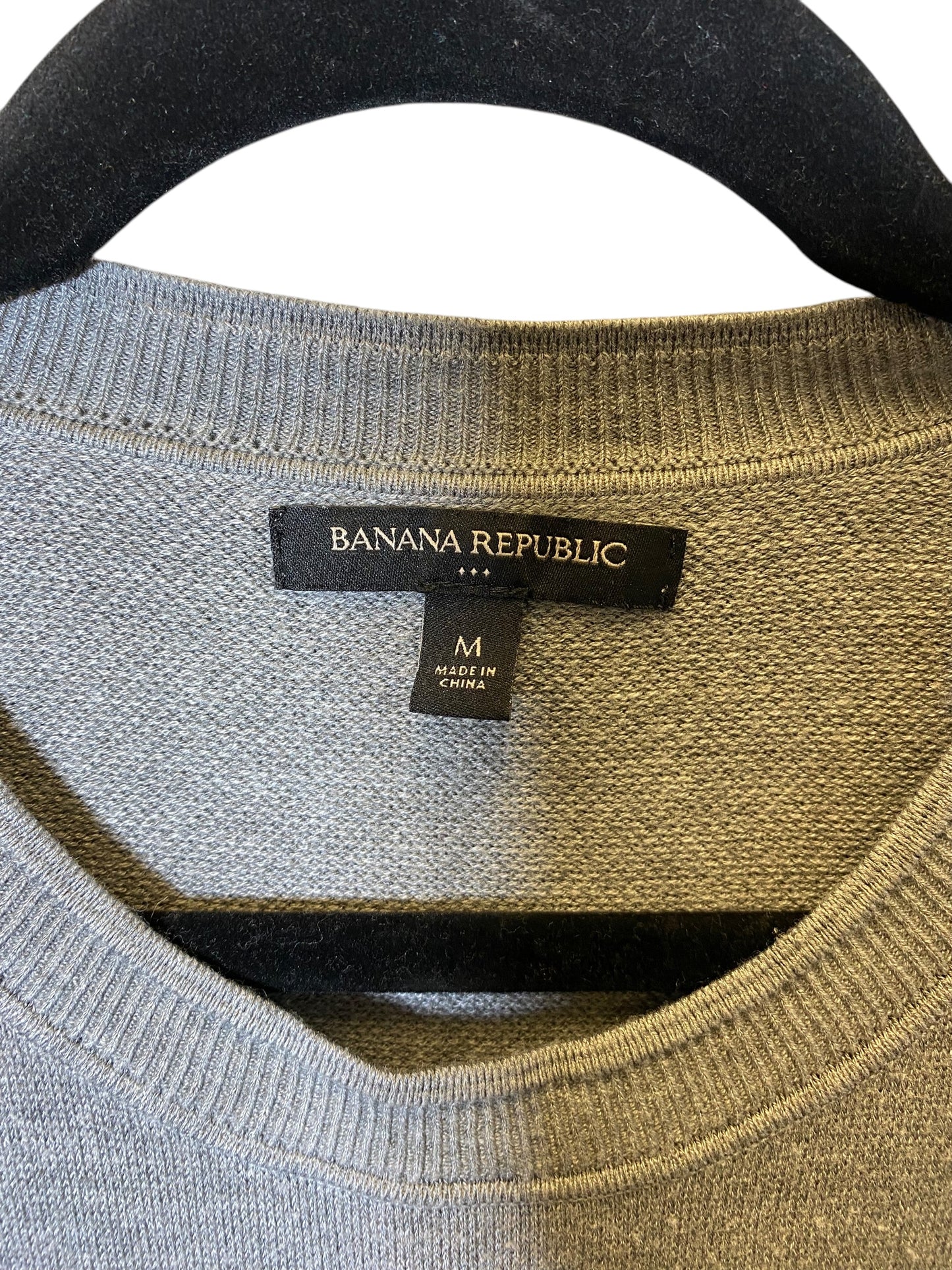 Vest Sweater By Banana Republic In Grey, Size: M