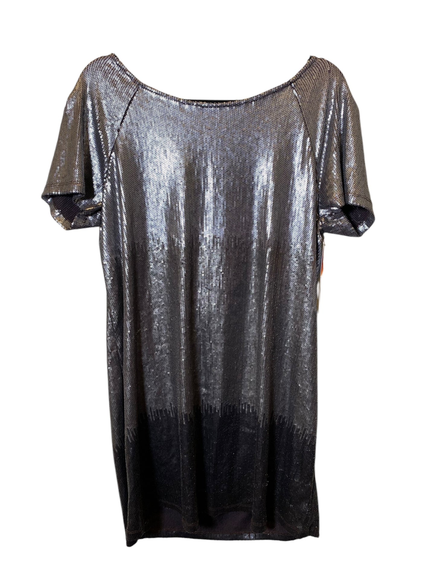 Top Short Sleeve By Free People In Silver, Size: M