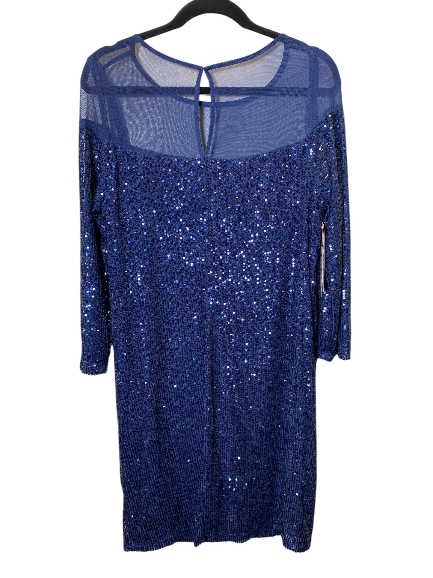 Dress Party Midi By R And M Richards In Blue, Size: L