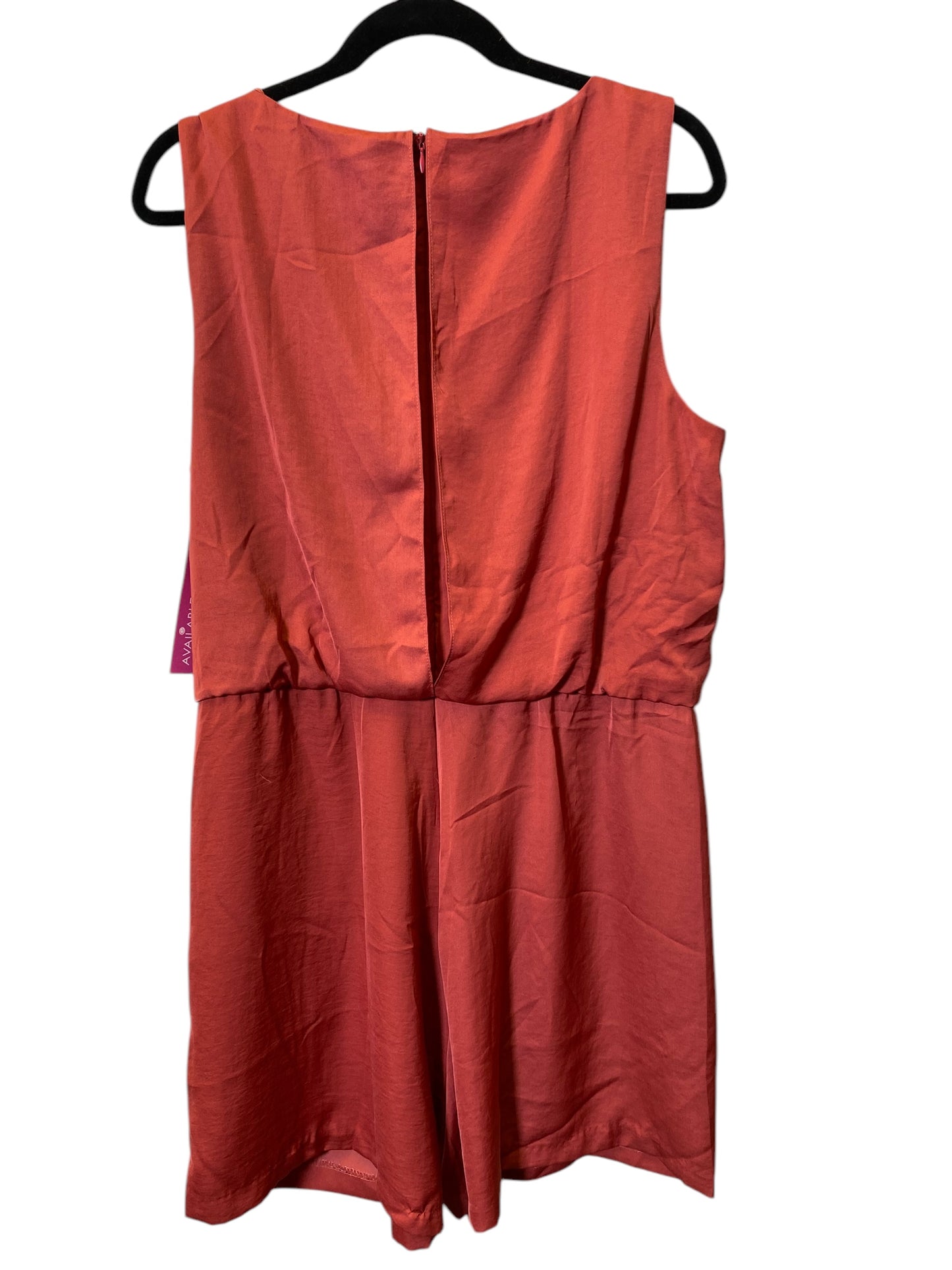 Dress Casual Midi By Calvin Klein In Bronze, Size: Xl