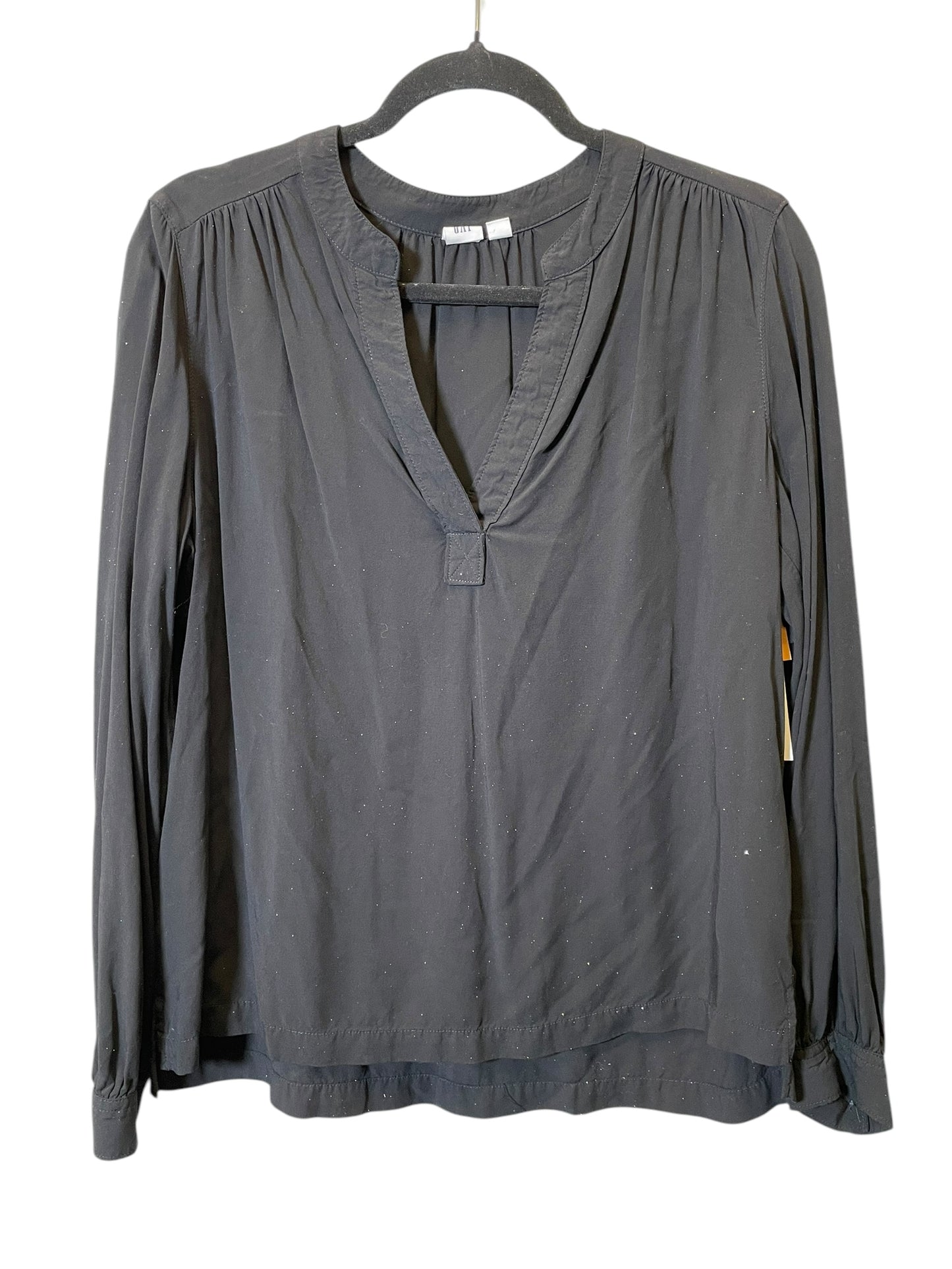 Top Long Sleeve By Gap In Black, Size: M