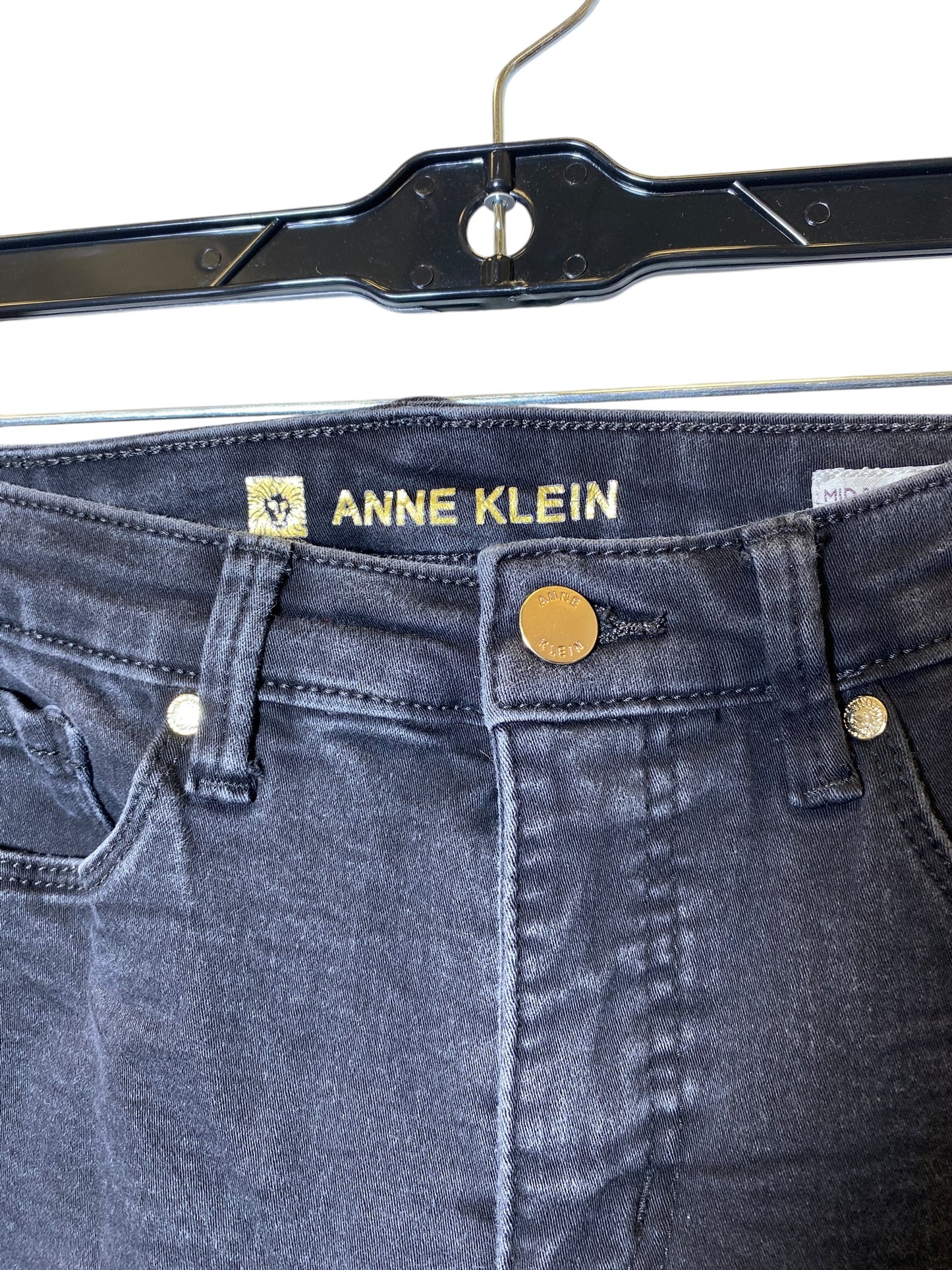 Jeans Skinny By Anne Klein In Grey, Size: 10