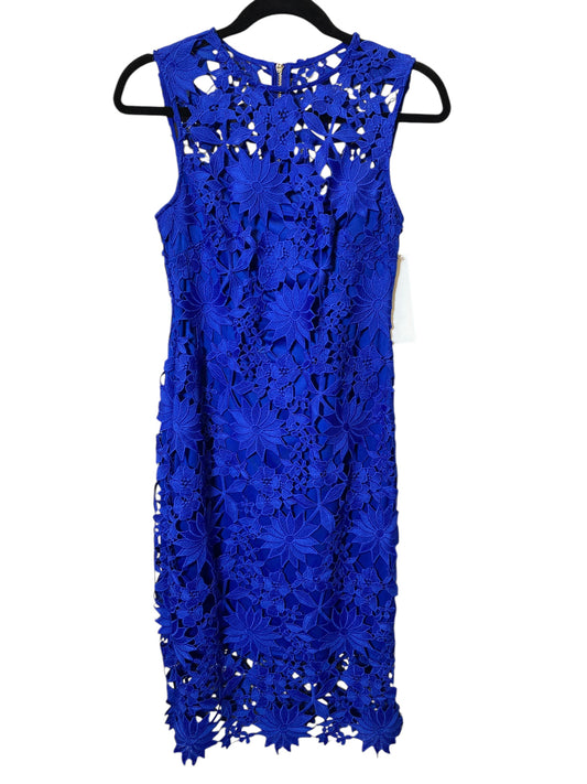 Dress Party Midi By Calvin Klein In Blue, Size: Xs