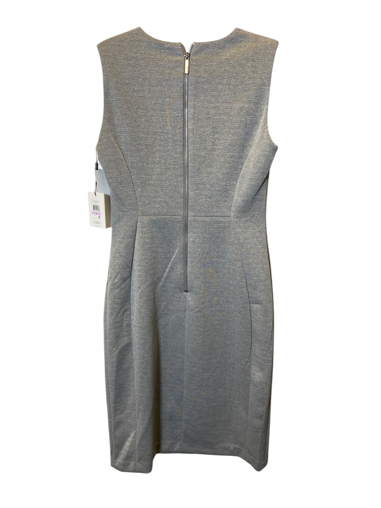 Dress Work By Calvin Klein In Grey, Size: 6