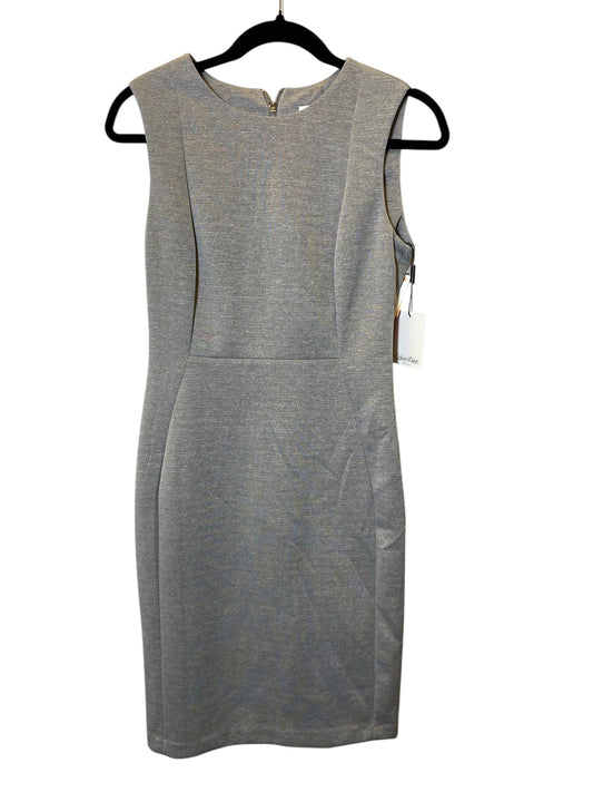 Dress Work By Calvin Klein In Grey, Size: 6