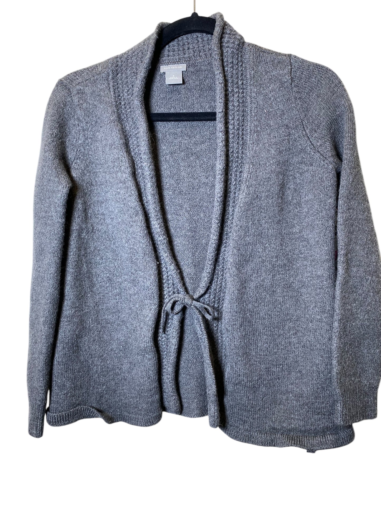 Cardigan By Ann Taylor In Grey, Size: S