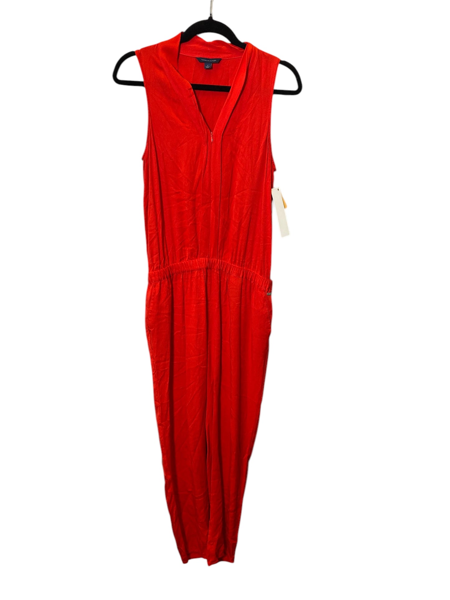 Jumpsuit By Tommy Hilfiger In Red, Size: S