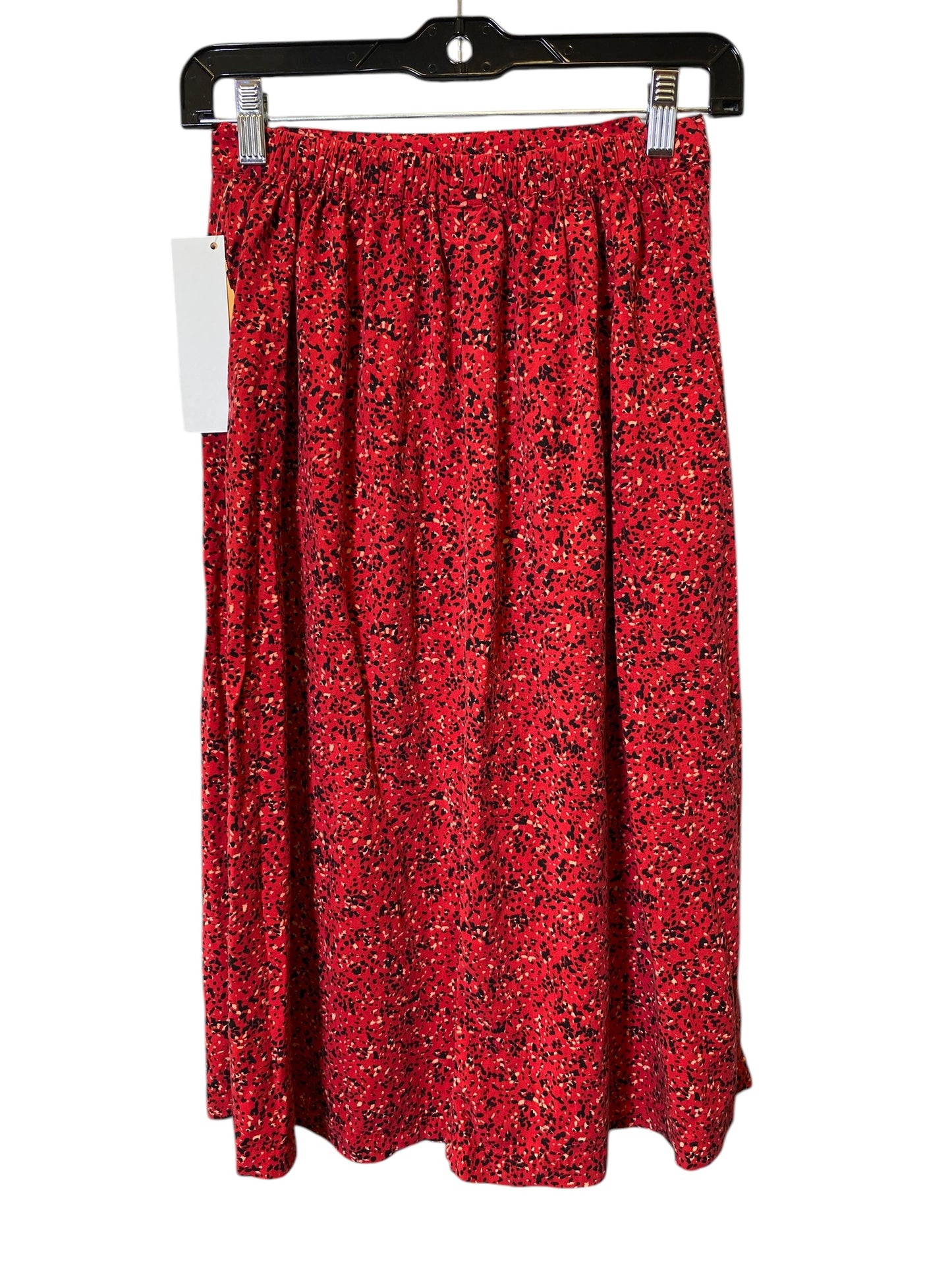 Skirt Midi By Old Navy In Red, Size: S