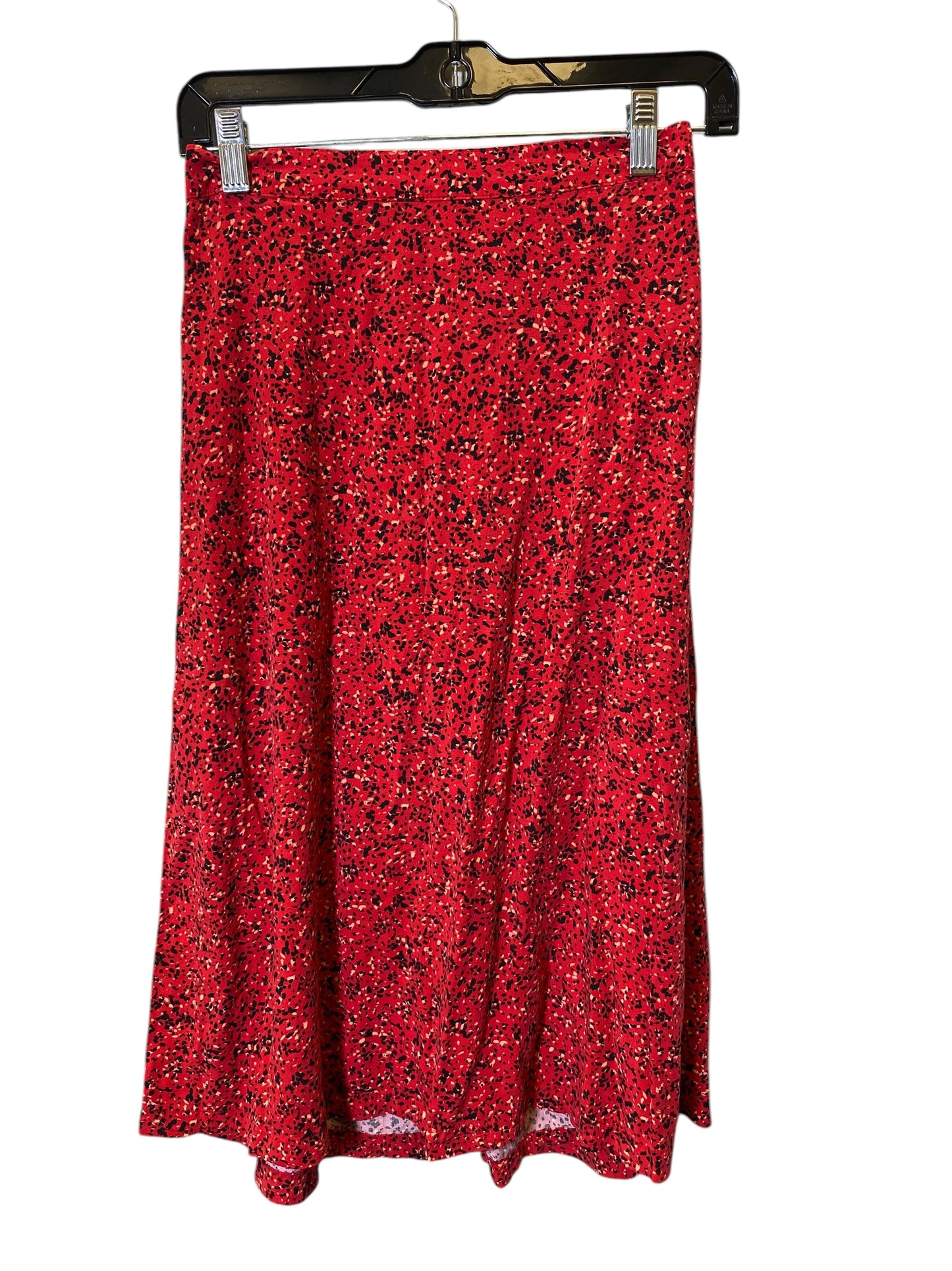 Skirt Midi By Old Navy In Red, Size: S