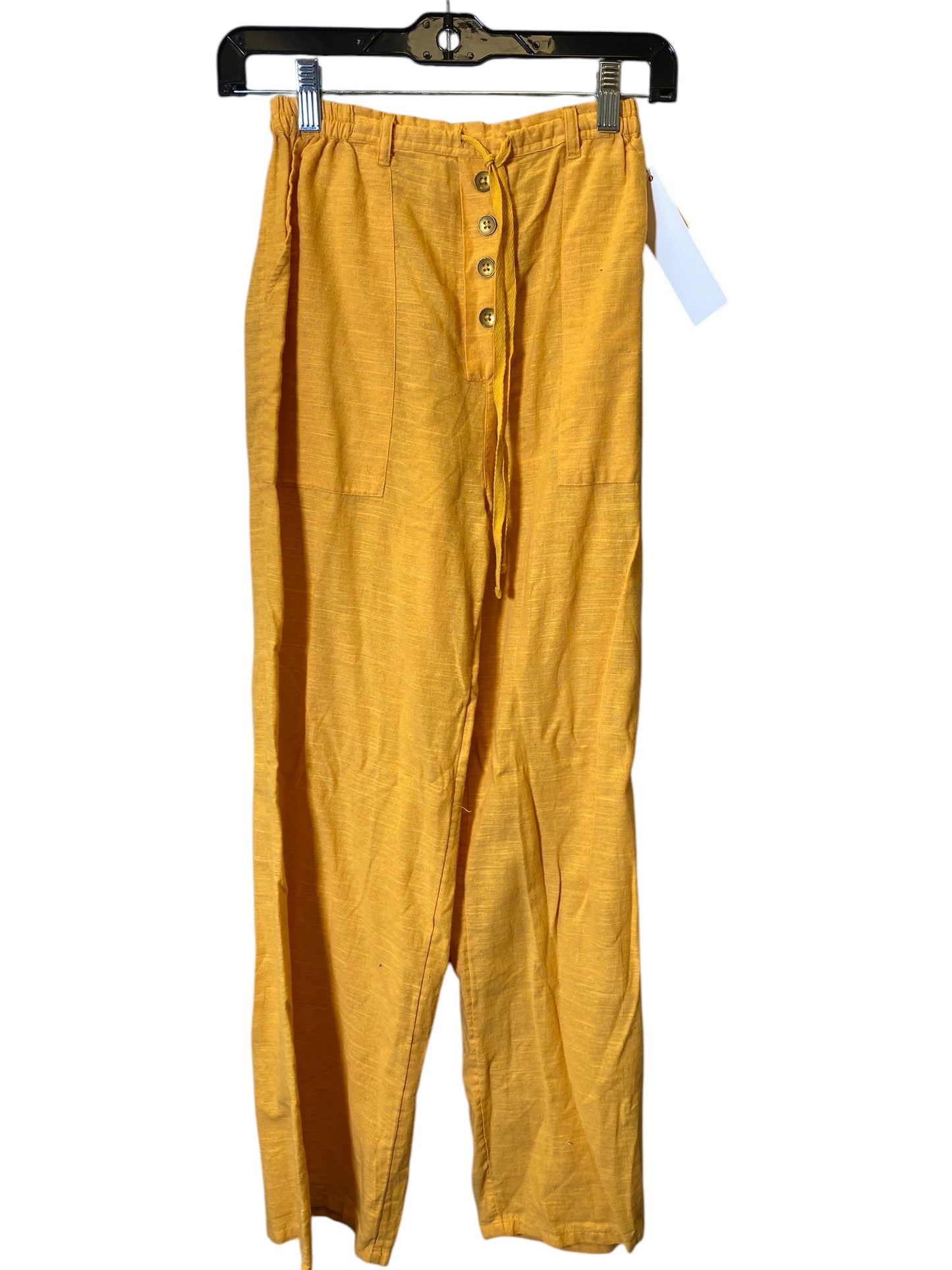 Pants Lounge By Billabong In Yellow, Size: S