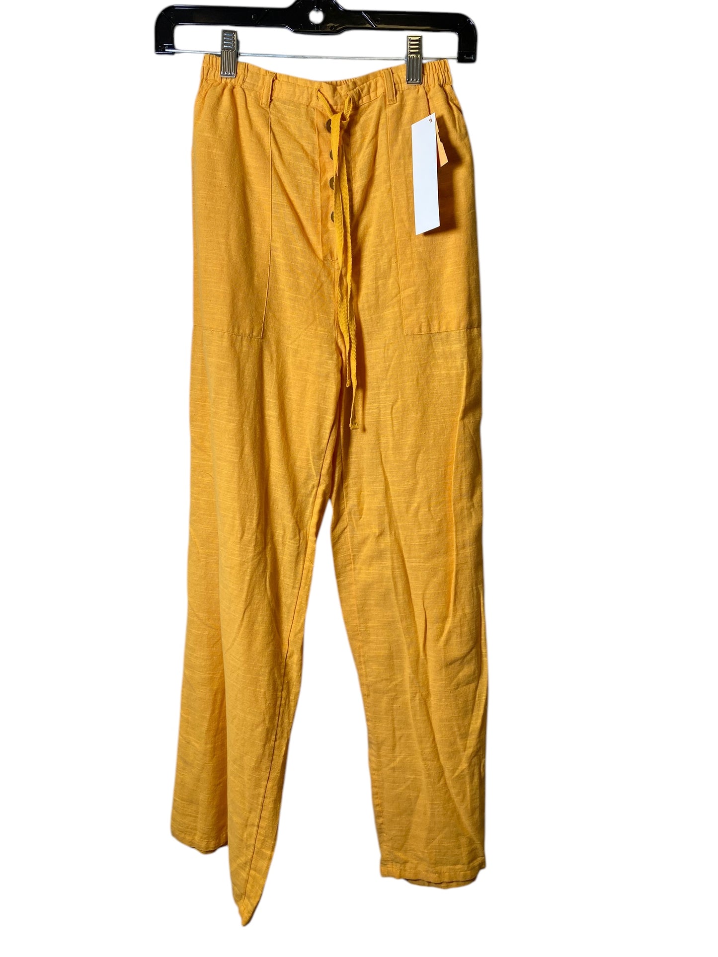 Pants Lounge By Billabong In Yellow, Size: S