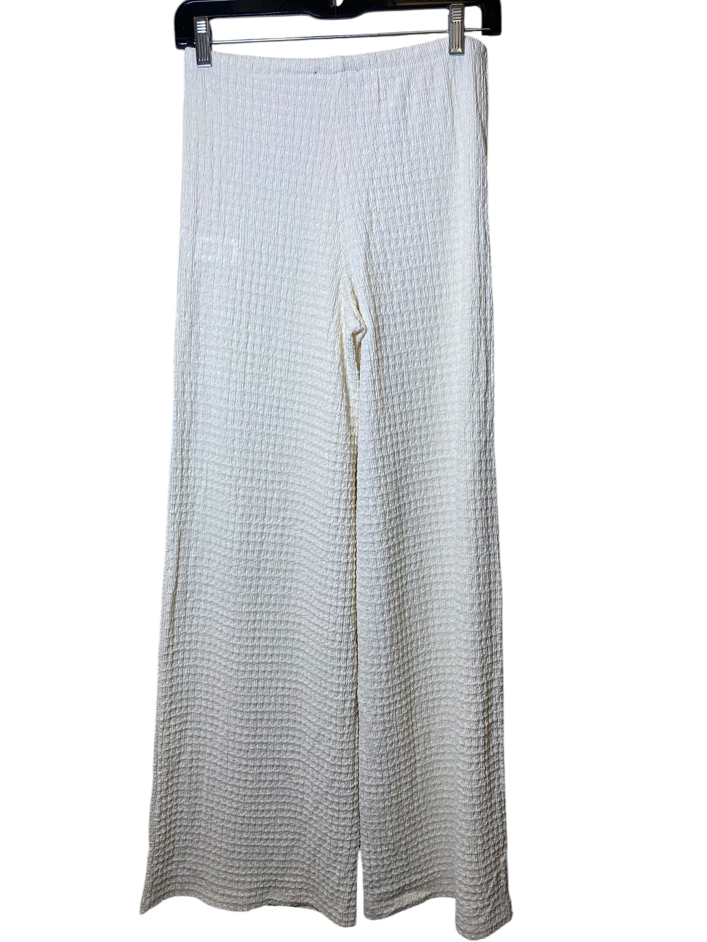 Pants Wide Leg By Zara In Cream, Size: S