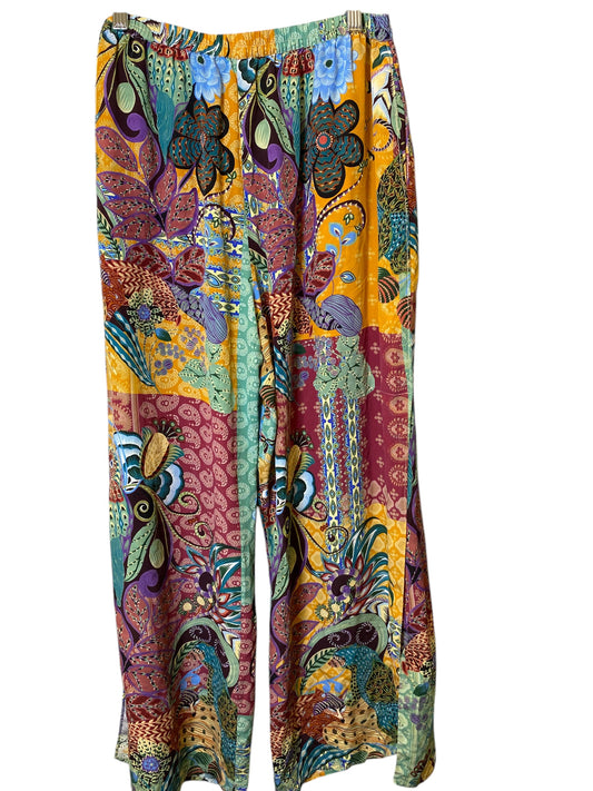 Pants Lounge By Johnny Was In Multi-colored, Size: M