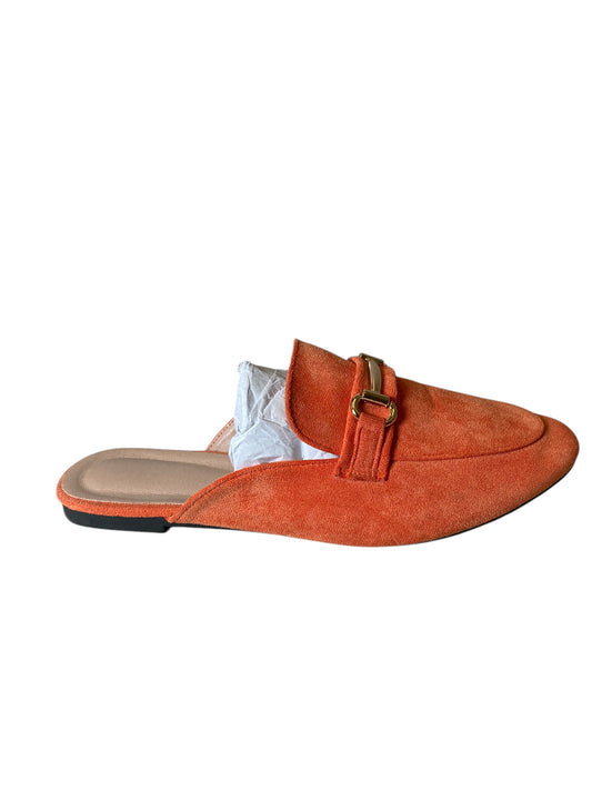 Shoes Flats By Cmc In Orange, Size: 12.5