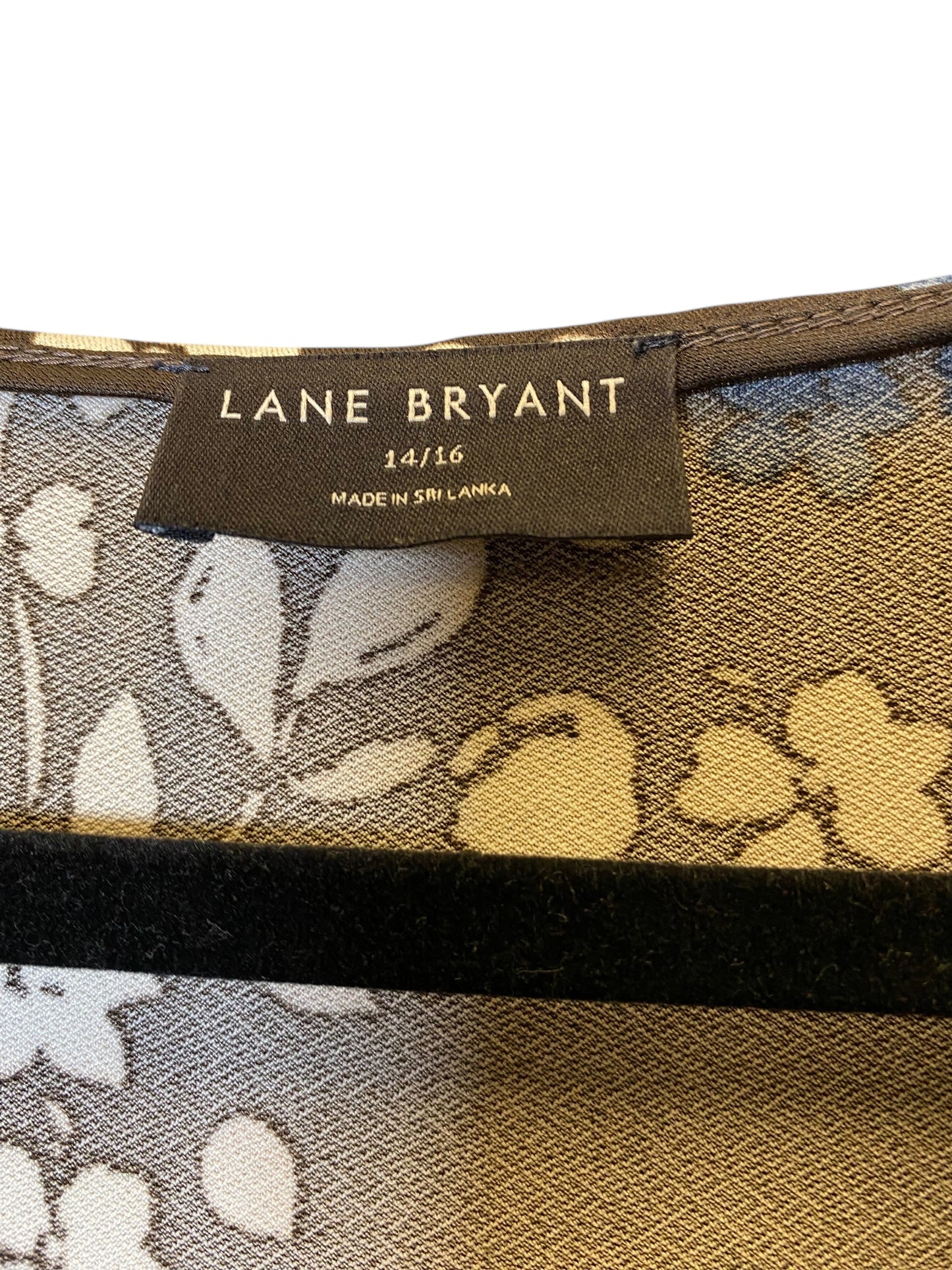 Dress Casual Midi By Lane Bryant In Floral Print, Size: Xl