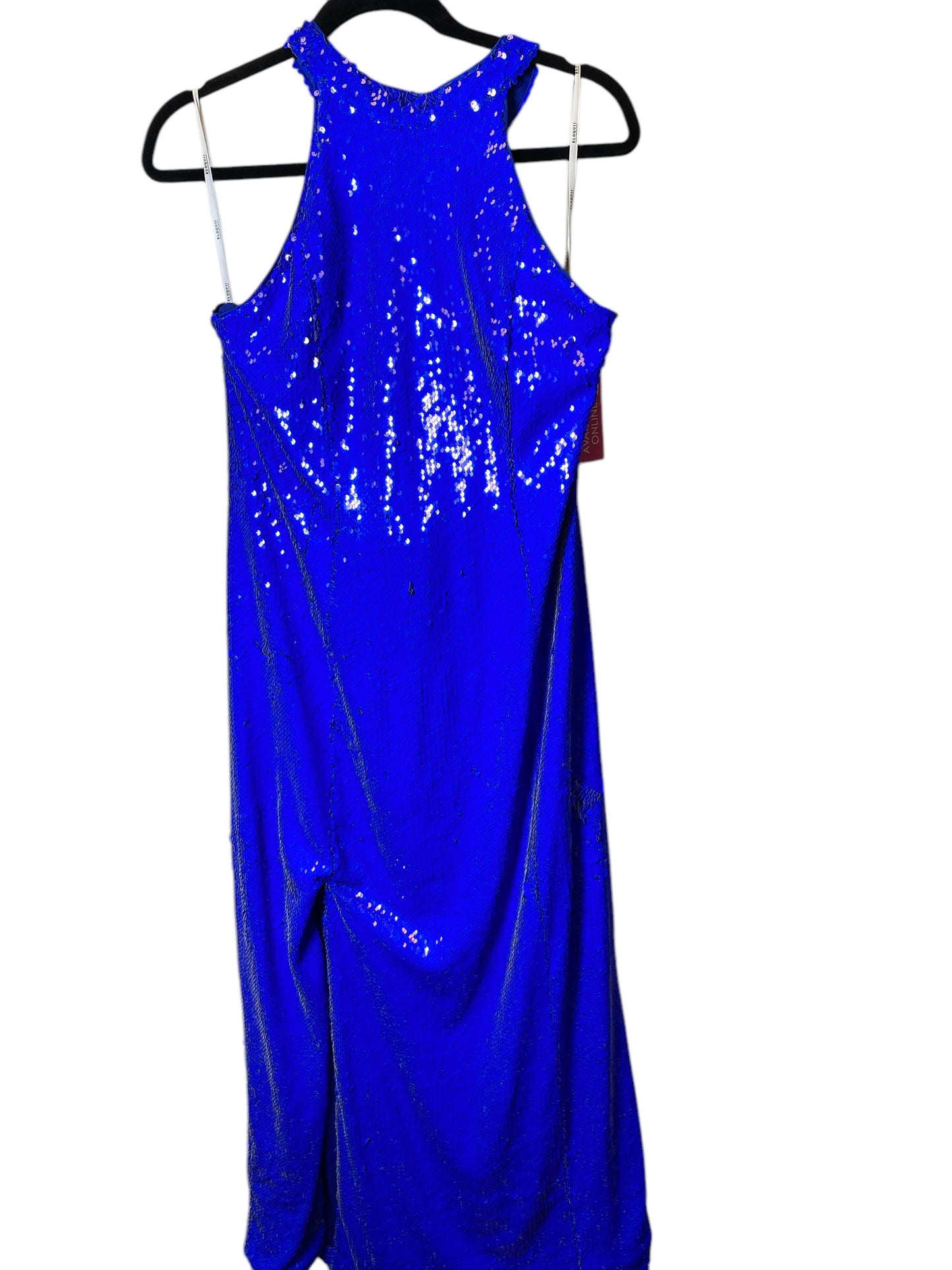 Dress Party Long By Eloquii In Blue, Size: Xl