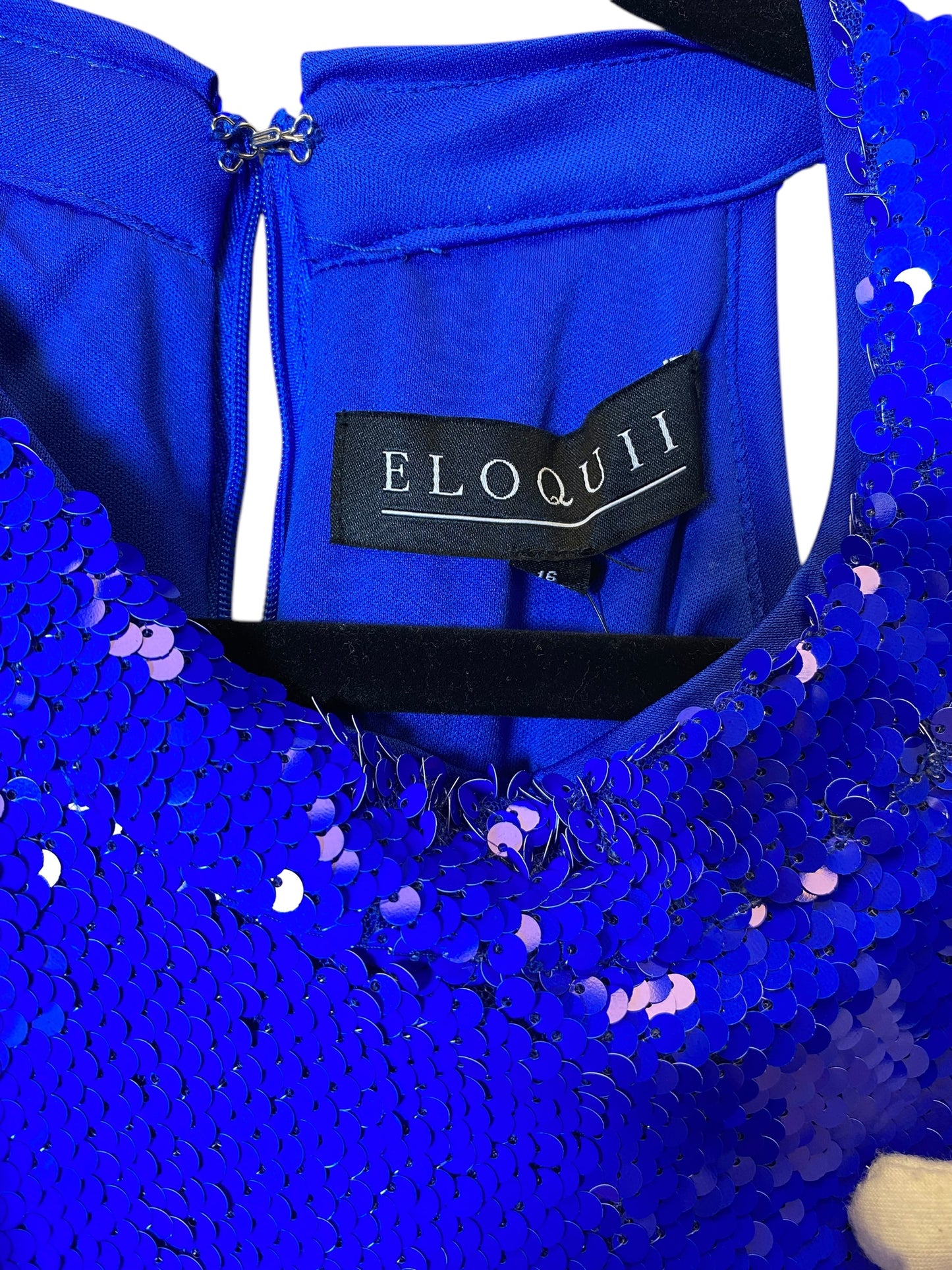 Dress Party Long By Eloquii In Blue, Size: Xl