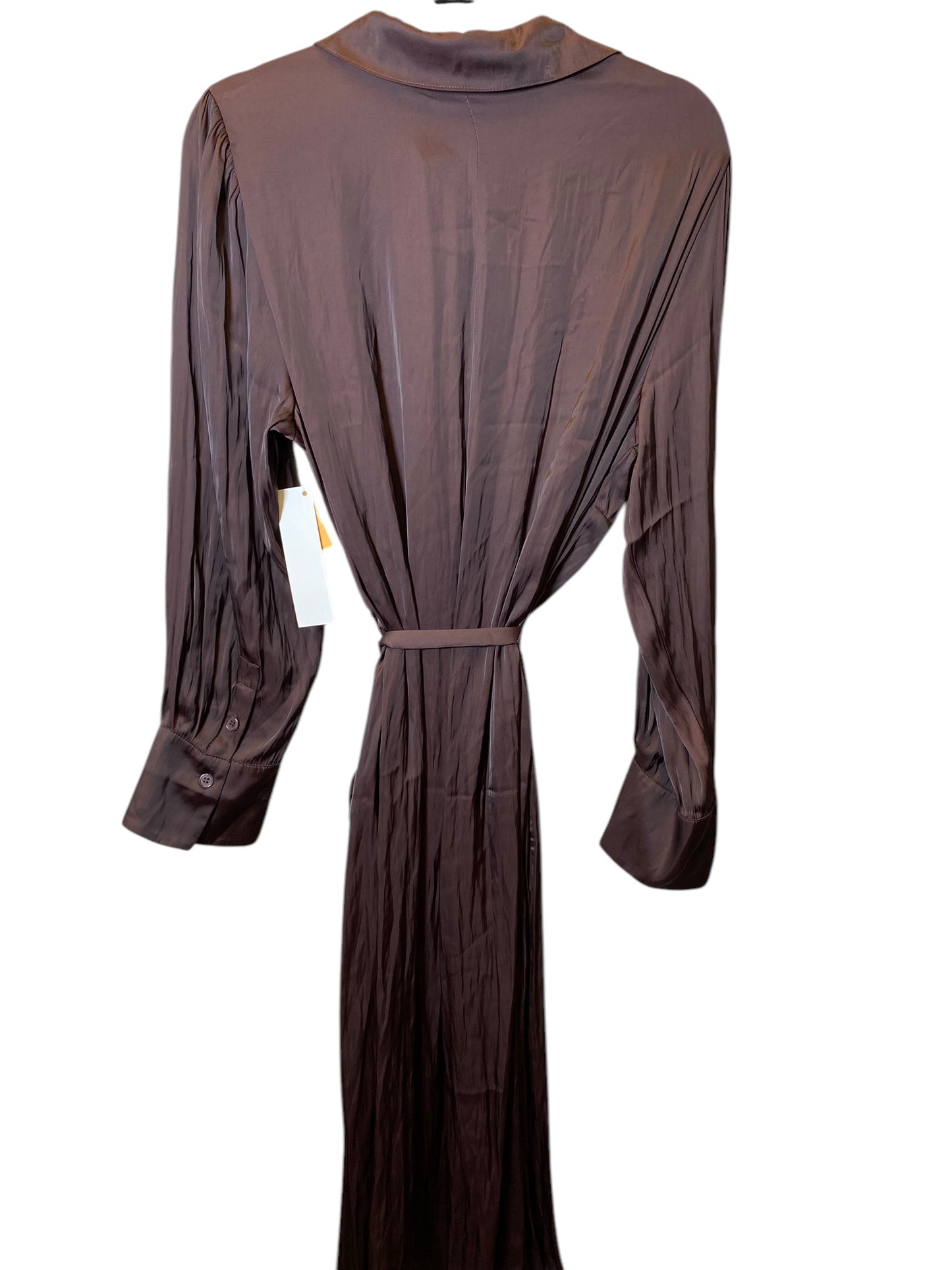 Dress Casual Midi By Lane Bryant In Brown, Size: Xl