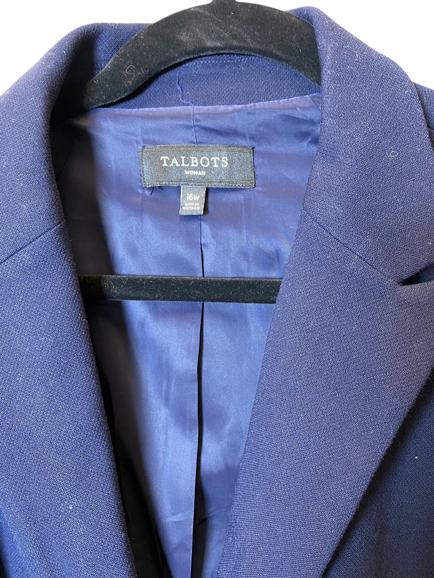 Blazer By Talbots In Blue, Size: Xl