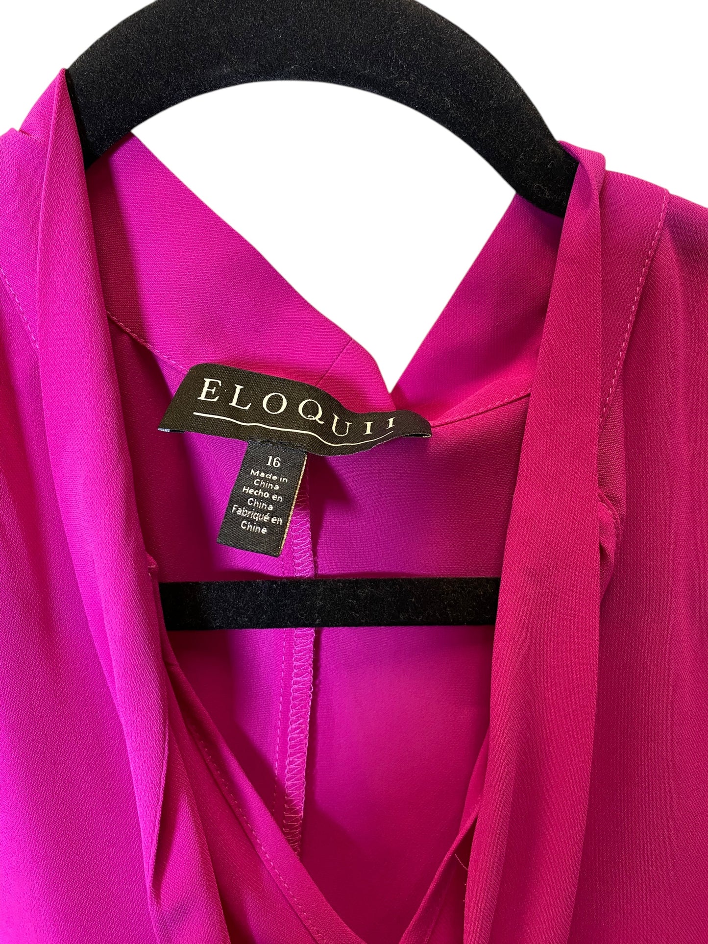 Top Short Sleeve By Eloquii In Mauve, Size: Xl