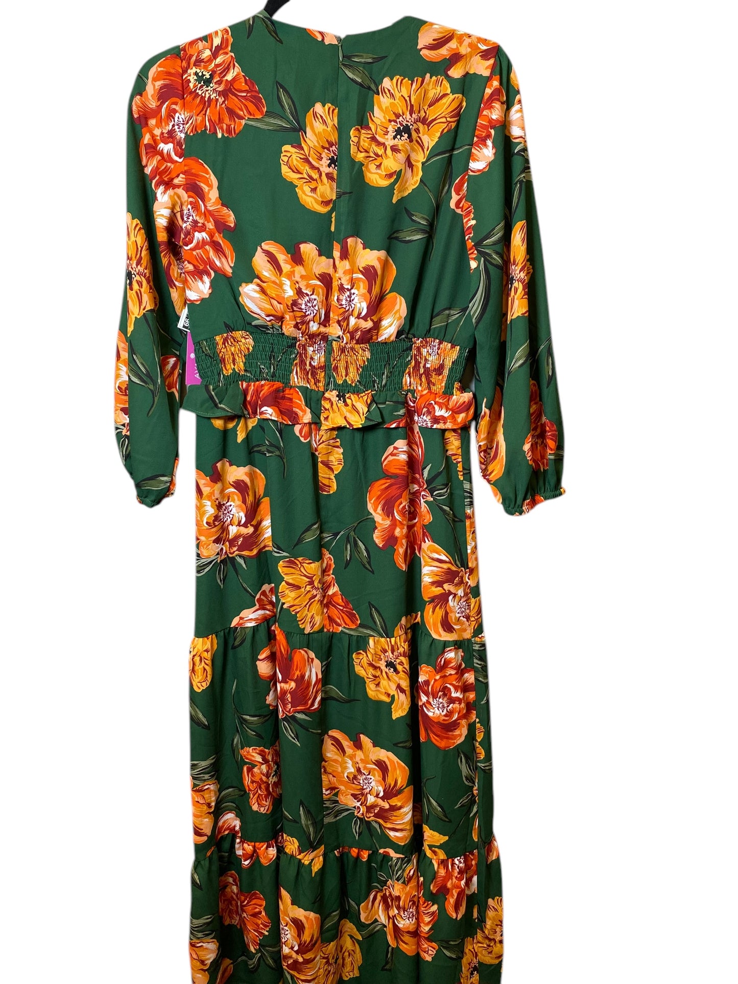 Dress Casual Maxi By Maggy London In Floral Print, Size: S