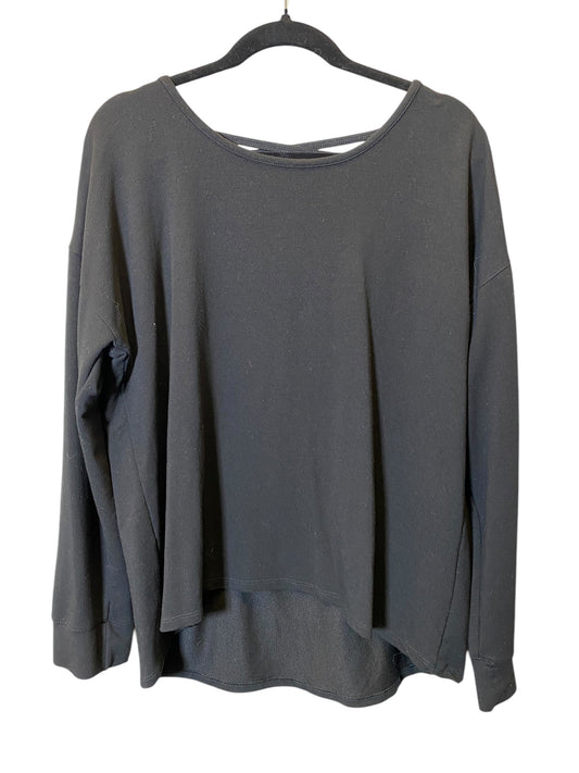 Top Long Sleeve By Danskin In Black, Size: Xl