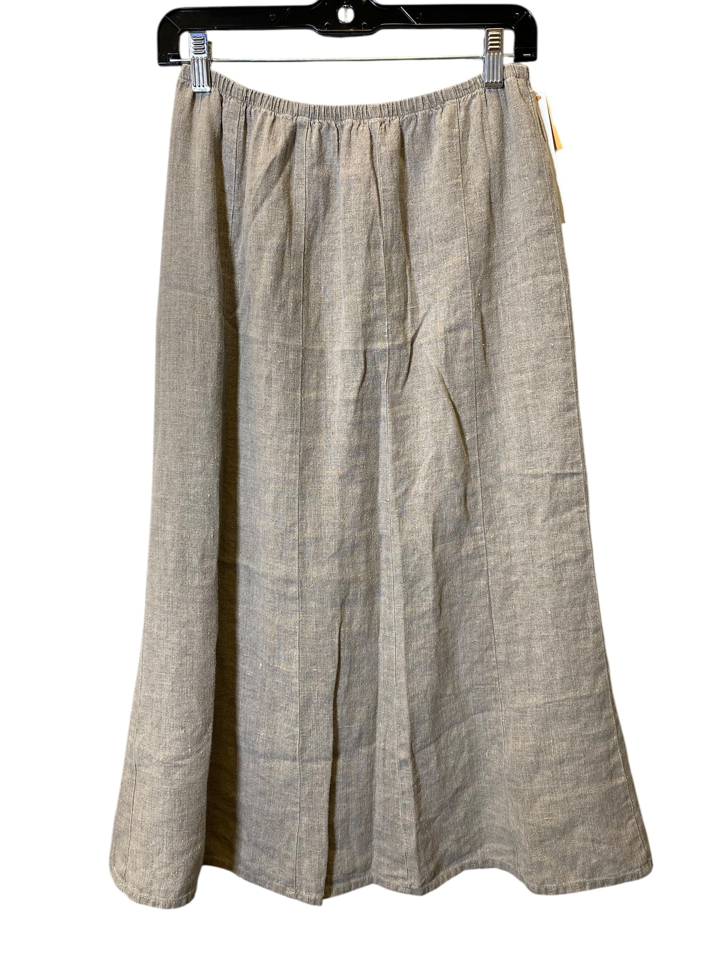 Skirt Midi By Flax In Taupe, Size: S