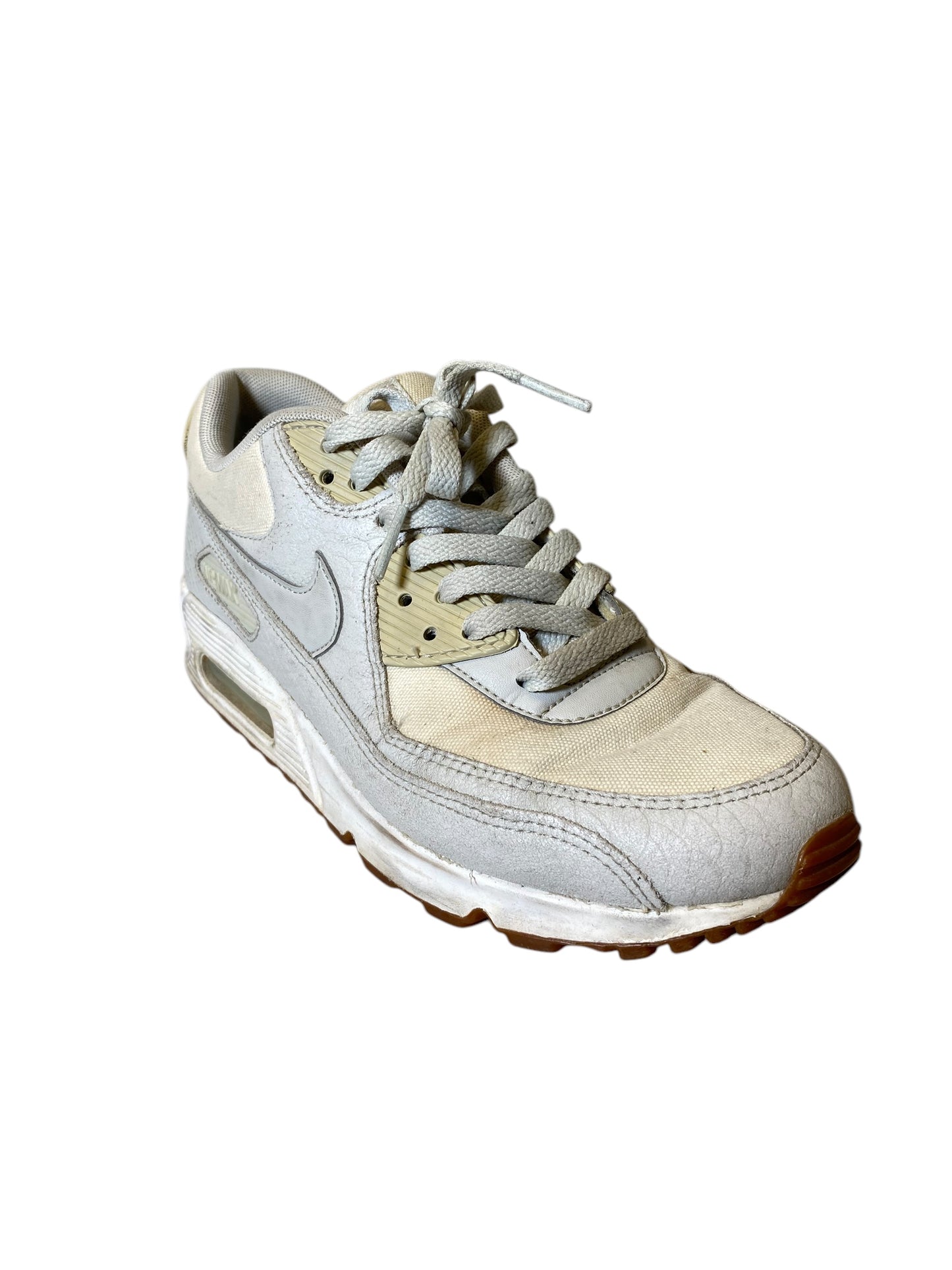 Shoes Sneakers By Nike In Grey & Tan, Size: 8.5