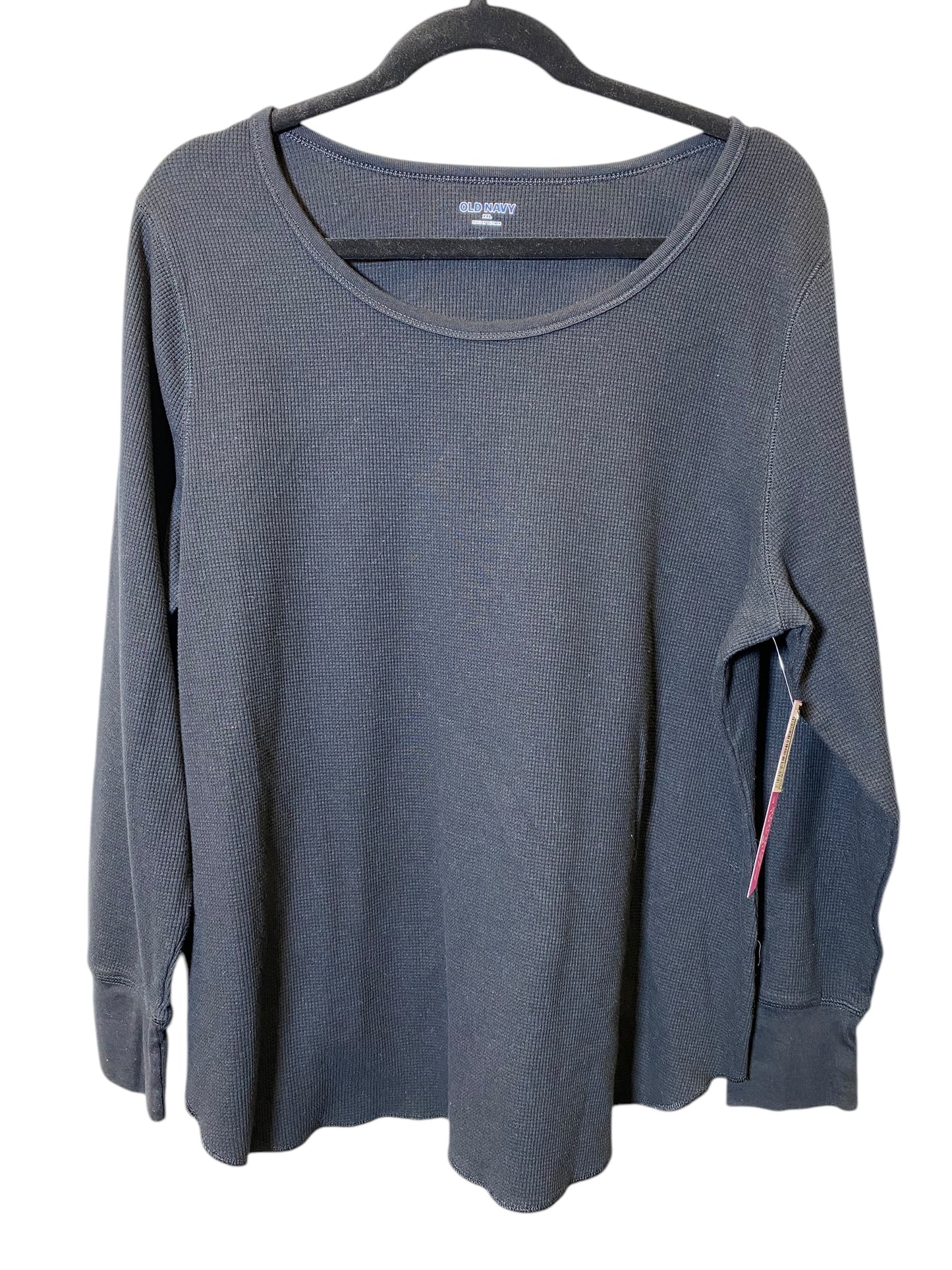 Top Long Sleeve Basic By Old Navy In Black, Size: Xxl