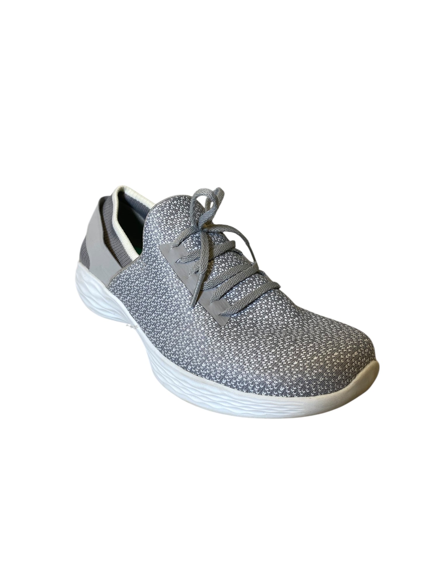 Shoes Athletic By Skechers In Grey, Size: 8