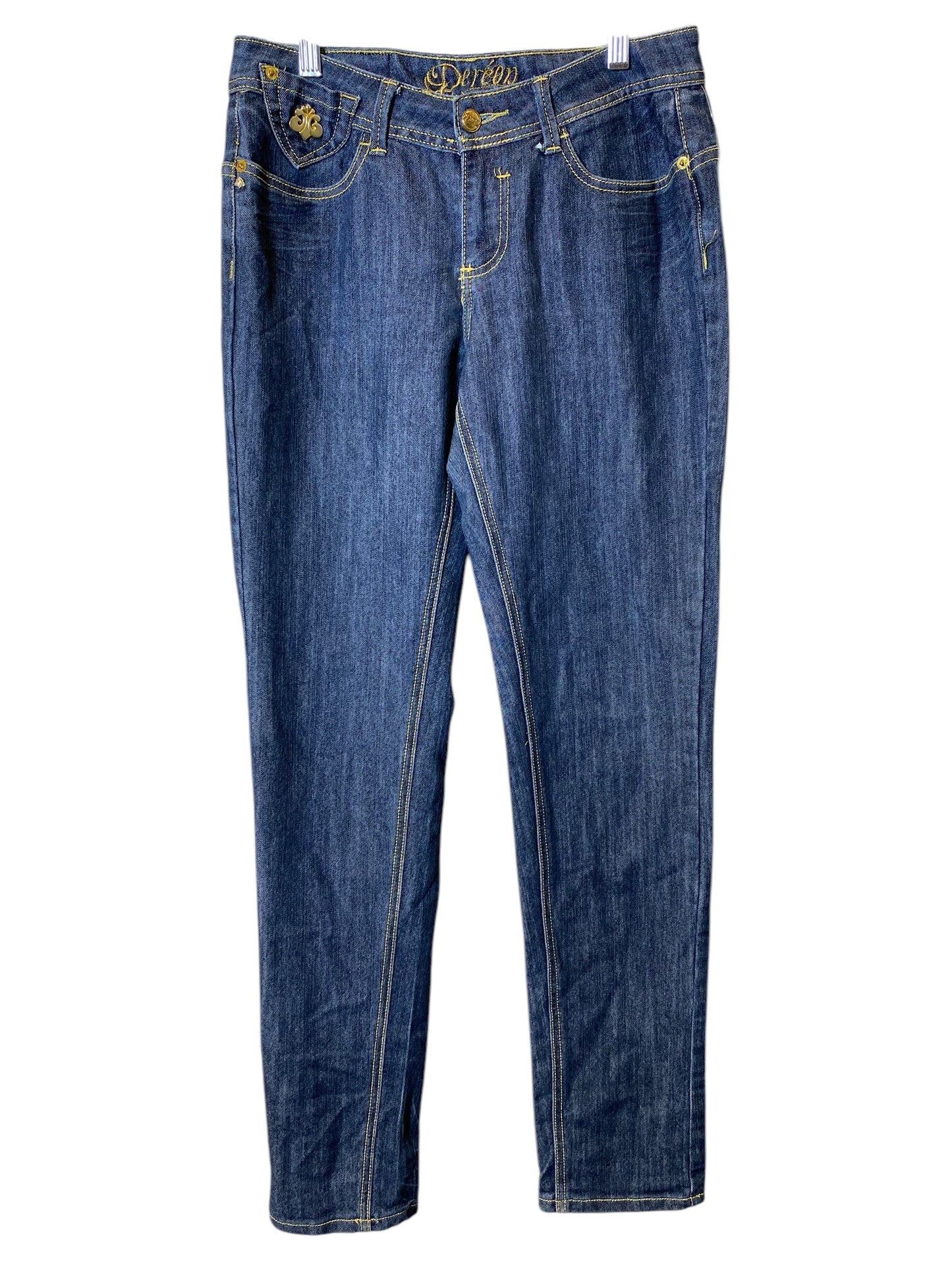 Jeans Straight By Dereon In Blue, Size: 10