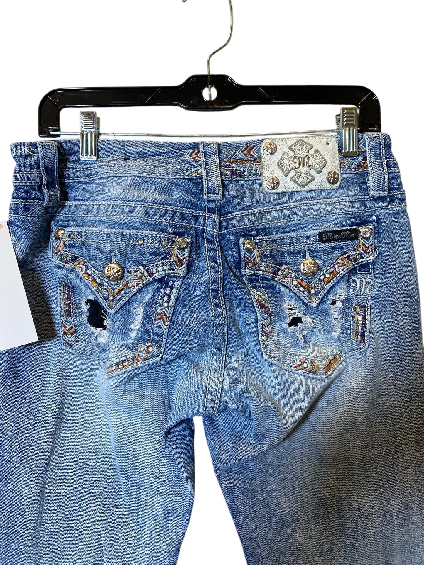 Jeans Straight By Miss Me In Blue, Size: 6