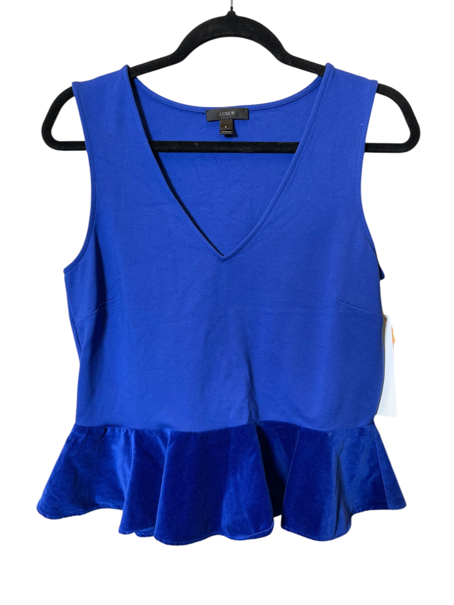 Top Sleeveless By J. Crew In Blue, Size: S