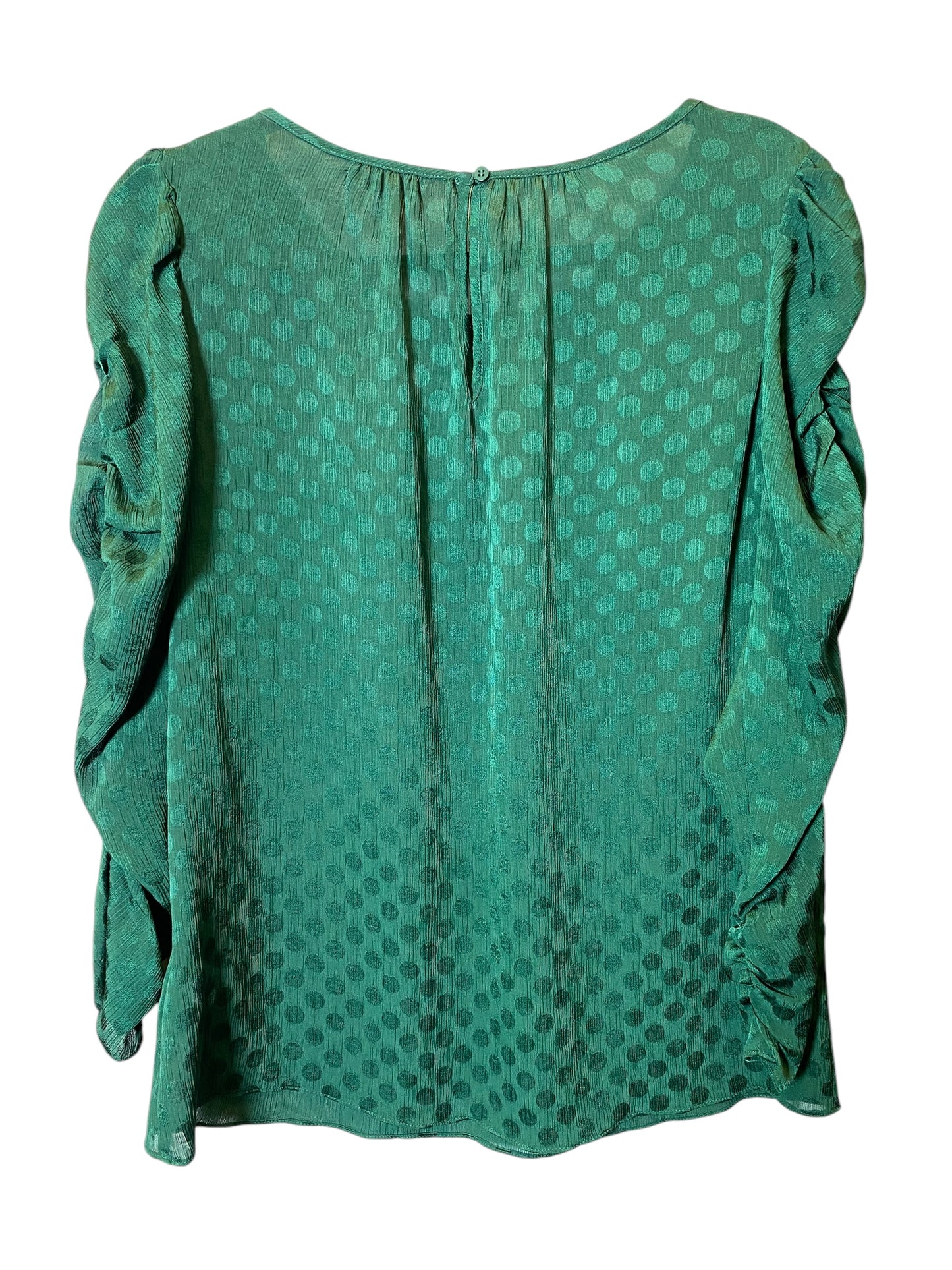 Top Long Sleeve By Max Studio In Green, Size: S