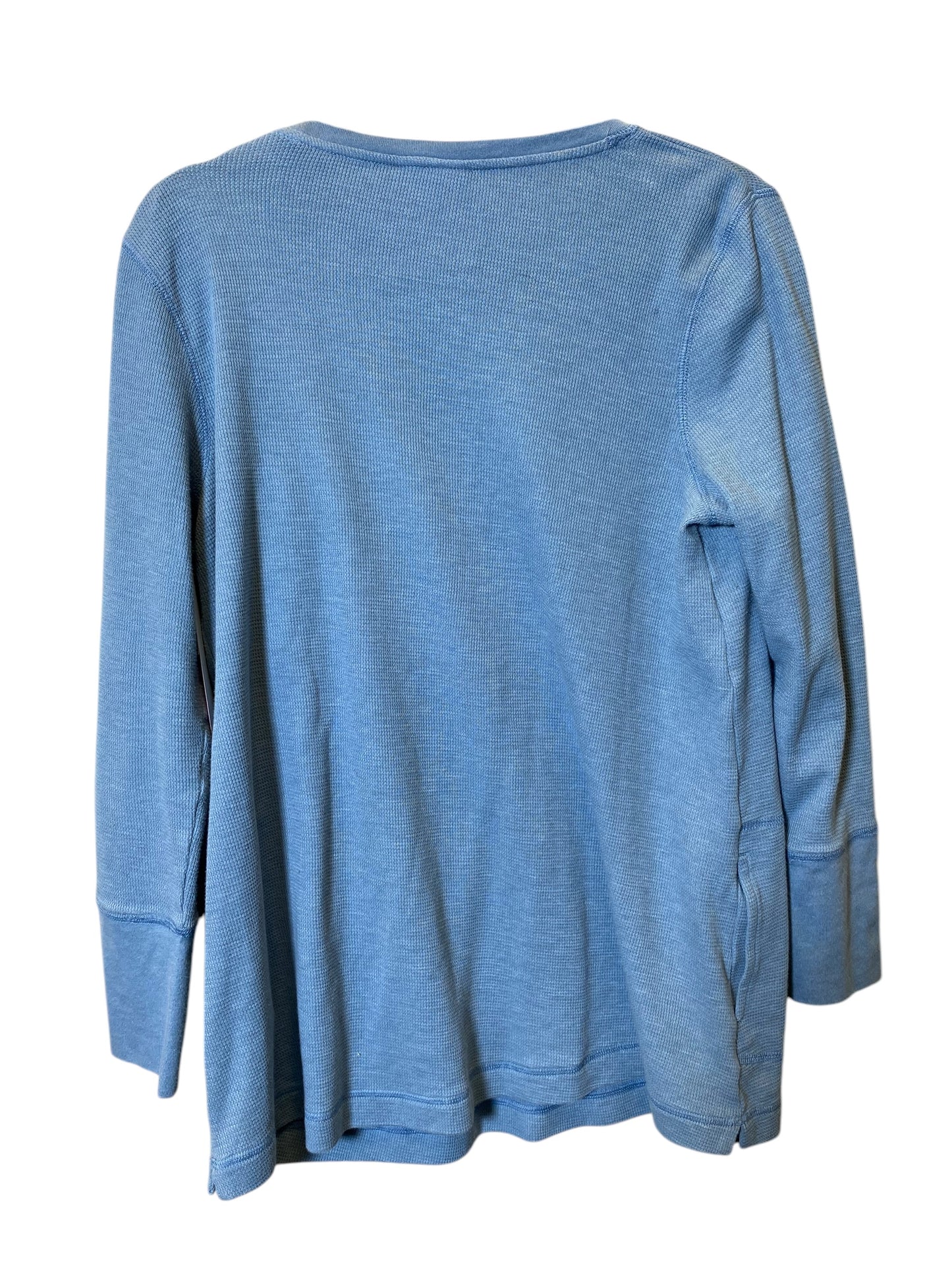 Top Long Sleeve Basic By J. Jill In Blue, Size: M