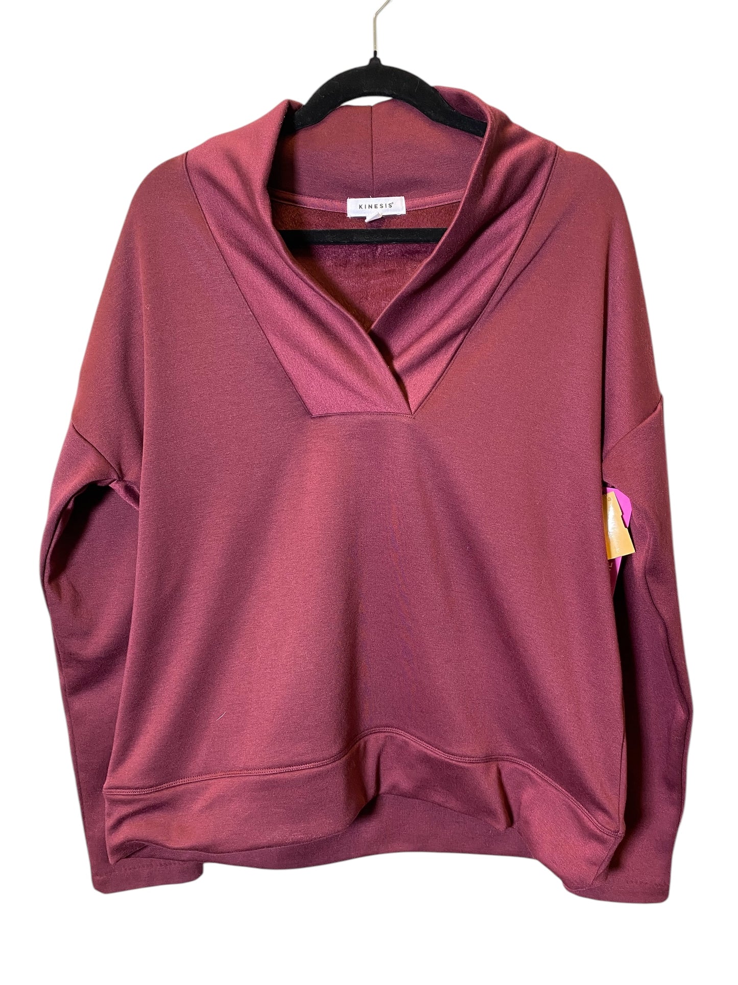 Sweatshirt Crewneck By Cmc In Maroon, Size: M