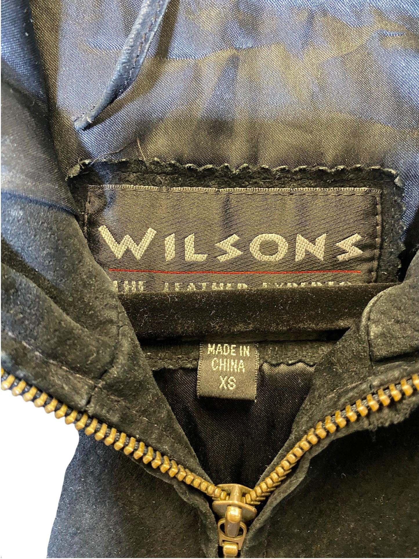 Jacket Leather By Wilsons Leather In Black, Size: Xs