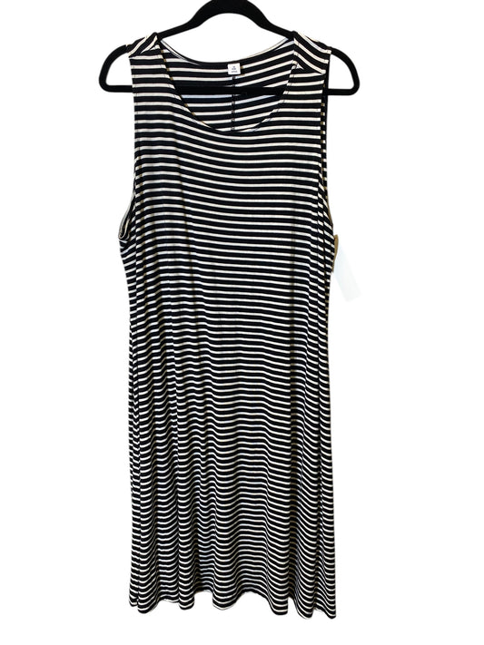 Dress Casual Midi By Old Navy In Striped Pattern, Size: 3x