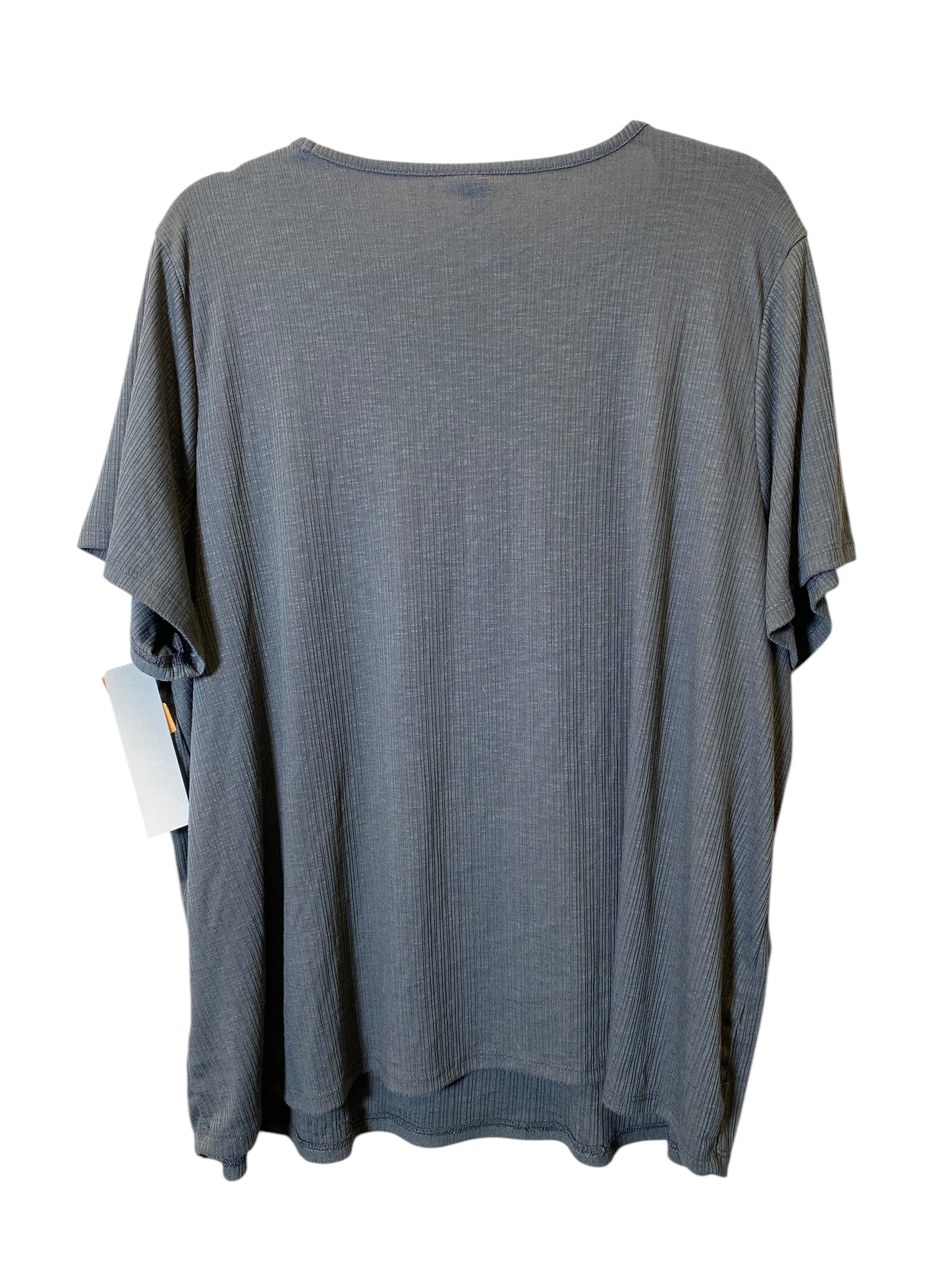 Top Short Sleeve Basic By Old Navy In Grey, Size: 2x