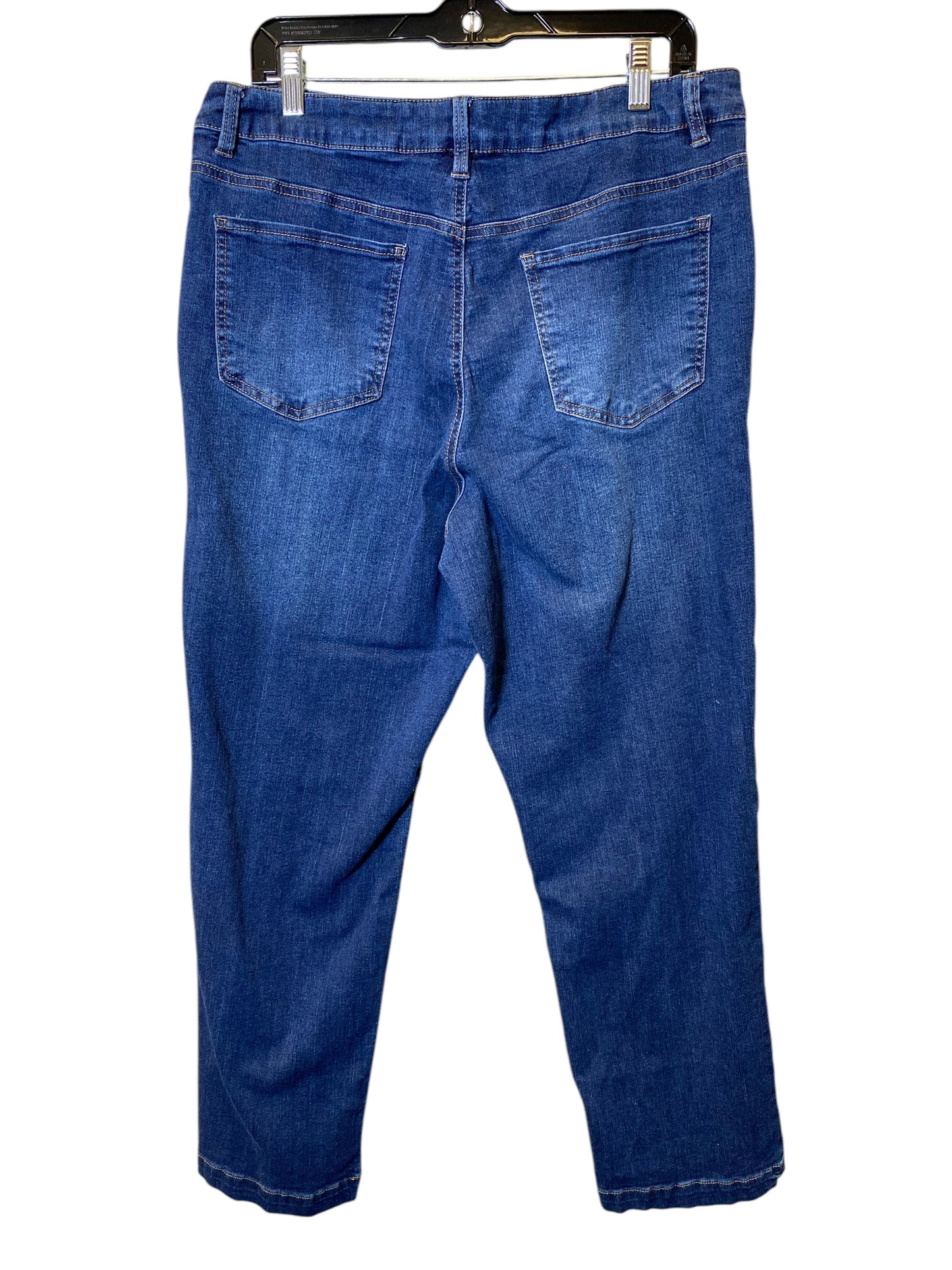 Jeans Straight By D Jeans In Blue, Size: 16
