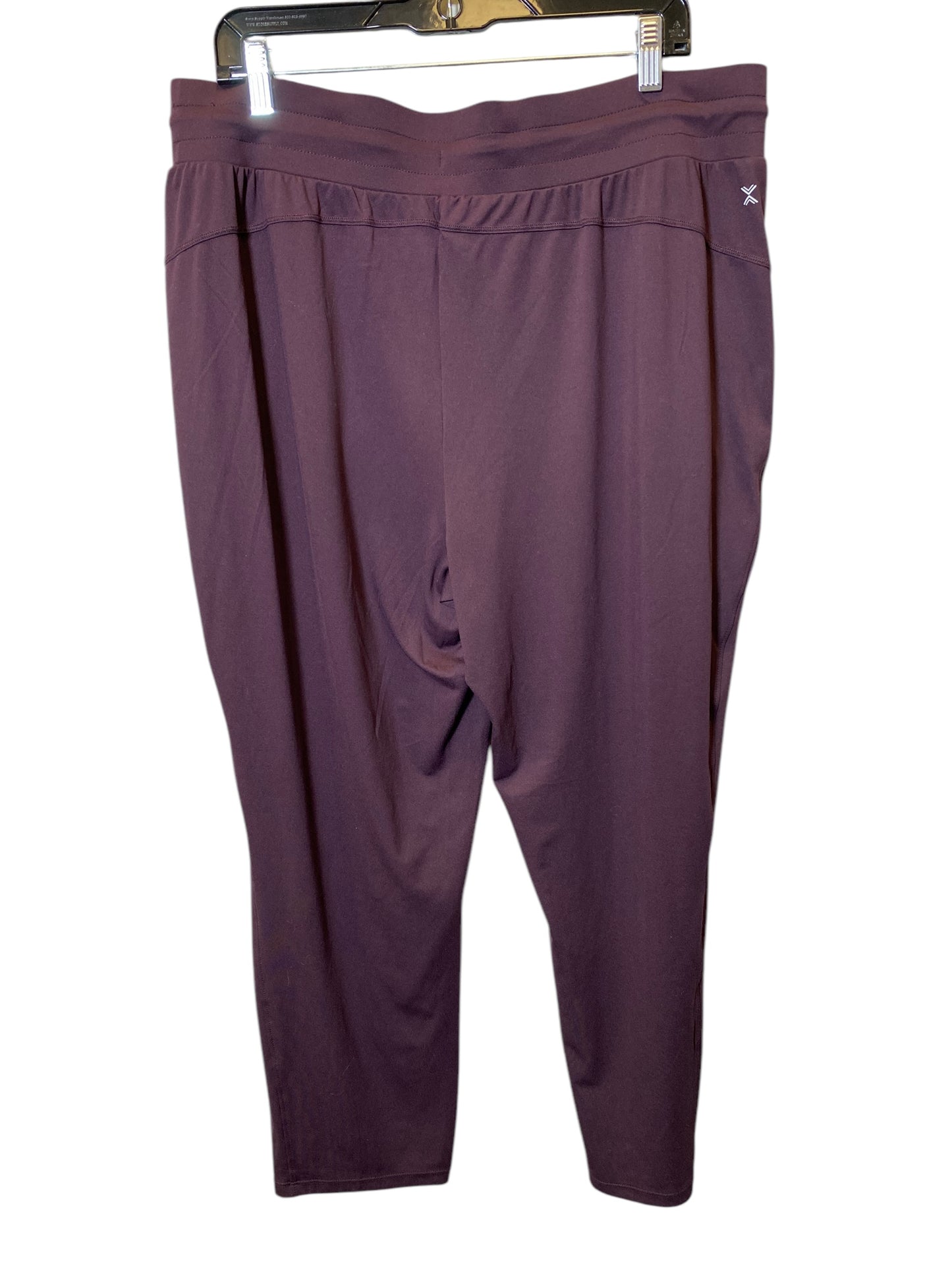 Athletic Pants By Xersion In Purple, Size: Xl