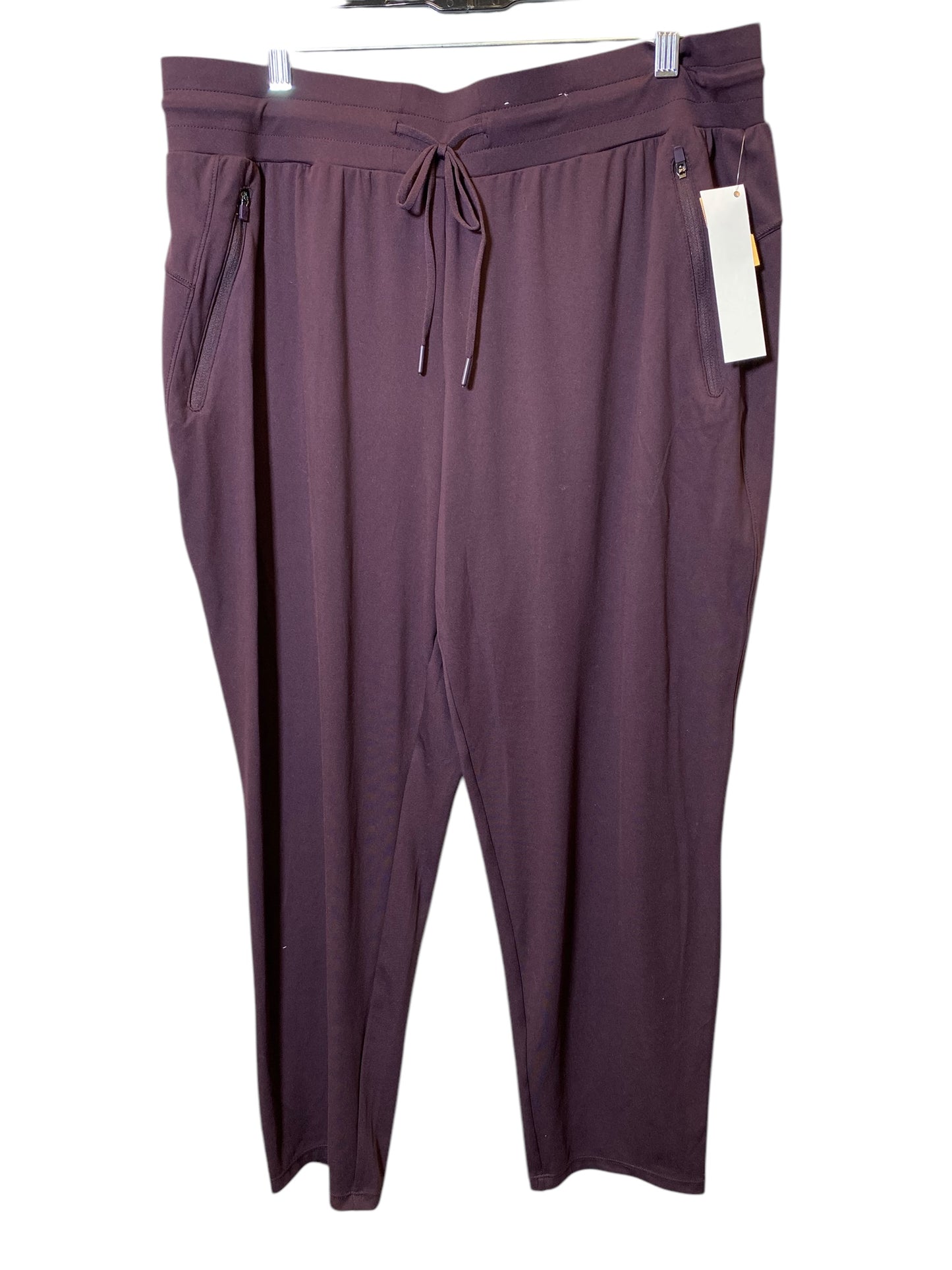 Athletic Pants By Xersion In Purple, Size: Xl