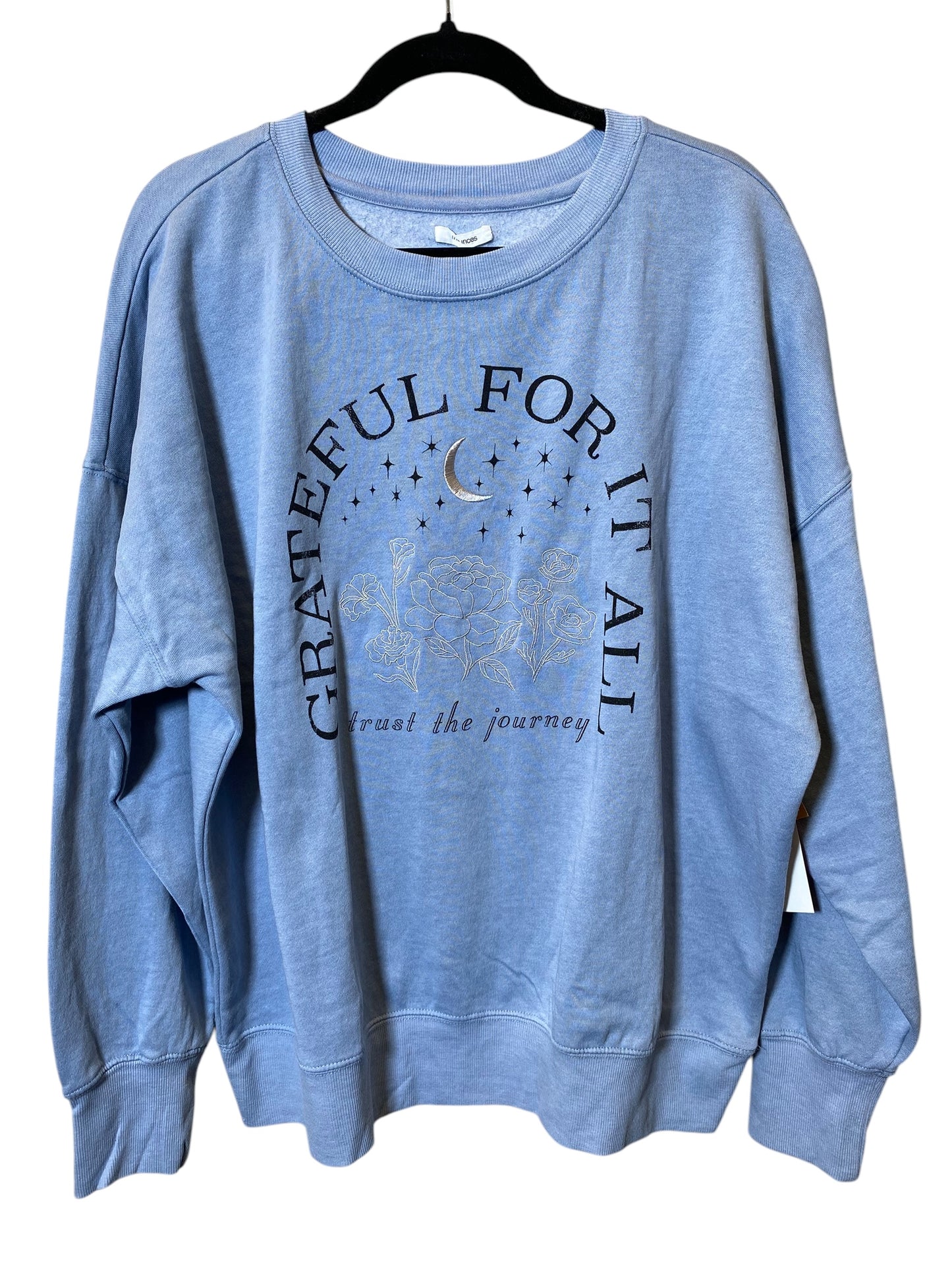 Sweatshirt Crewneck By Maurices In Blue, Size: Xl