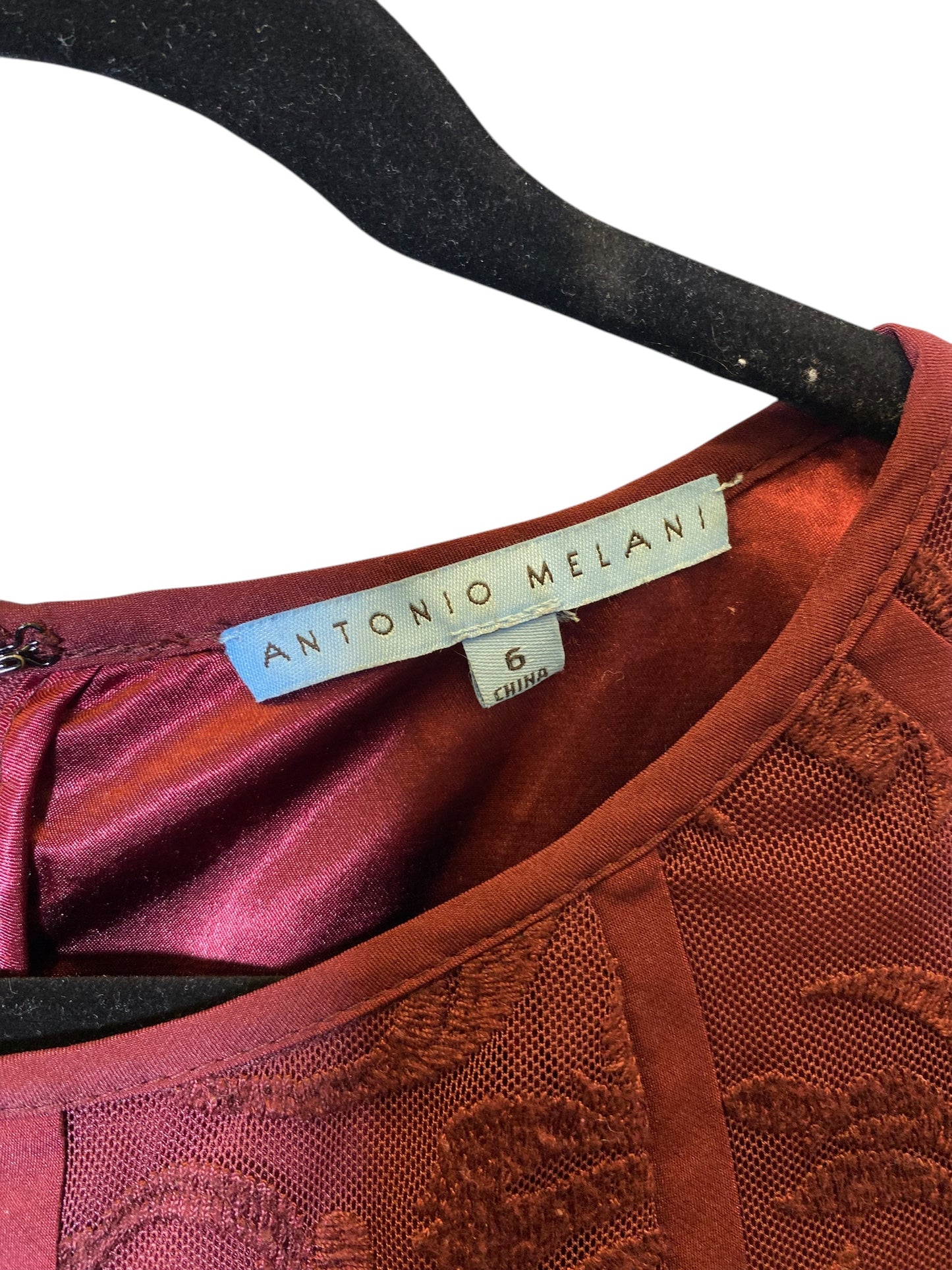 Dress Party Midi By Antonio Melani In Red, Size: S