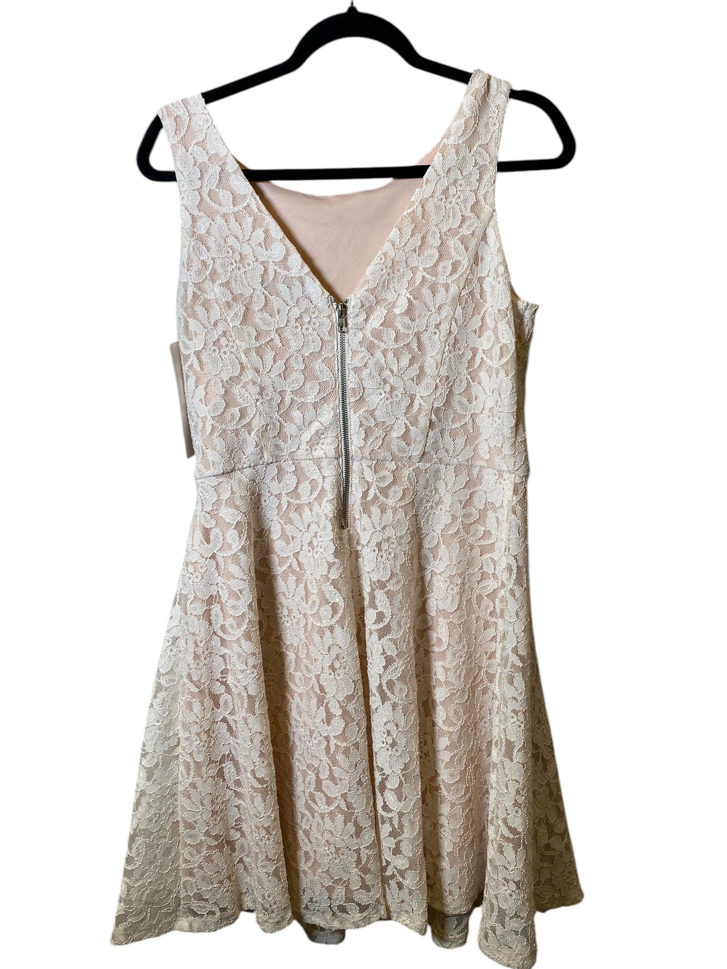 Dress Casual Short By Speechless In Peach, Size: Xl