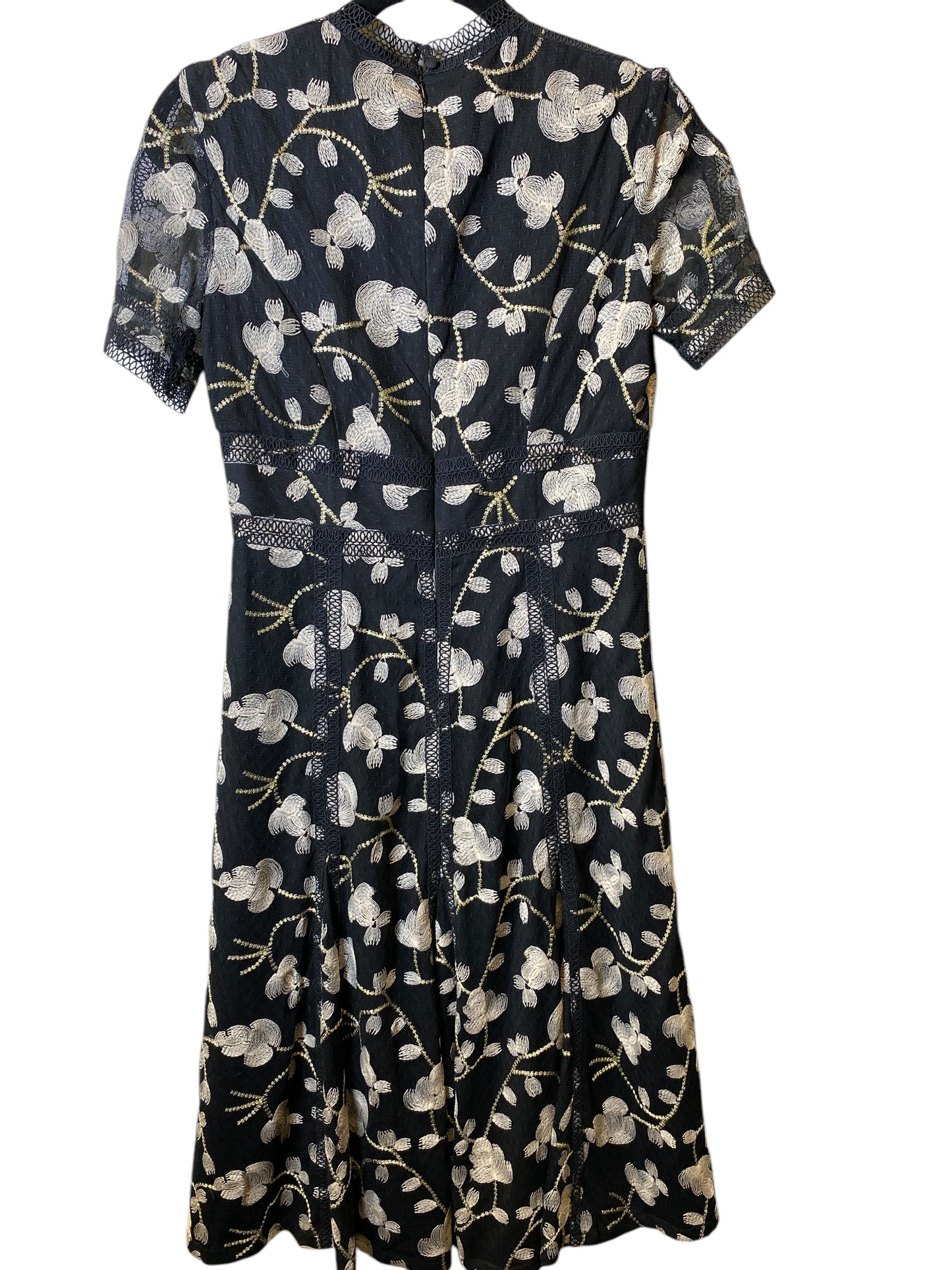 Dress Casual Midi By Antonio Melani In Black & Tan, Size: S