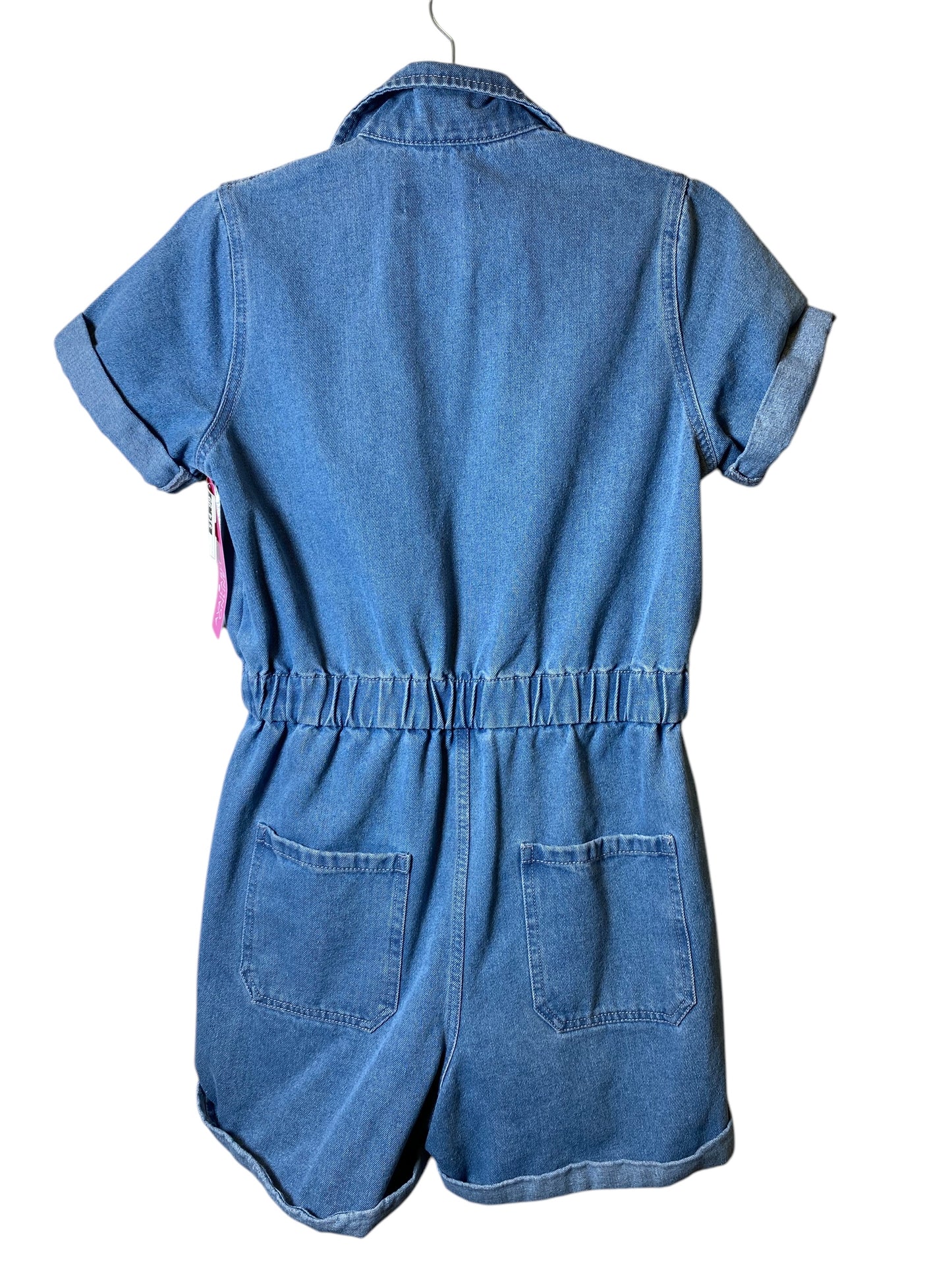 Romper By Vigoss In Blue Denim, Size: S